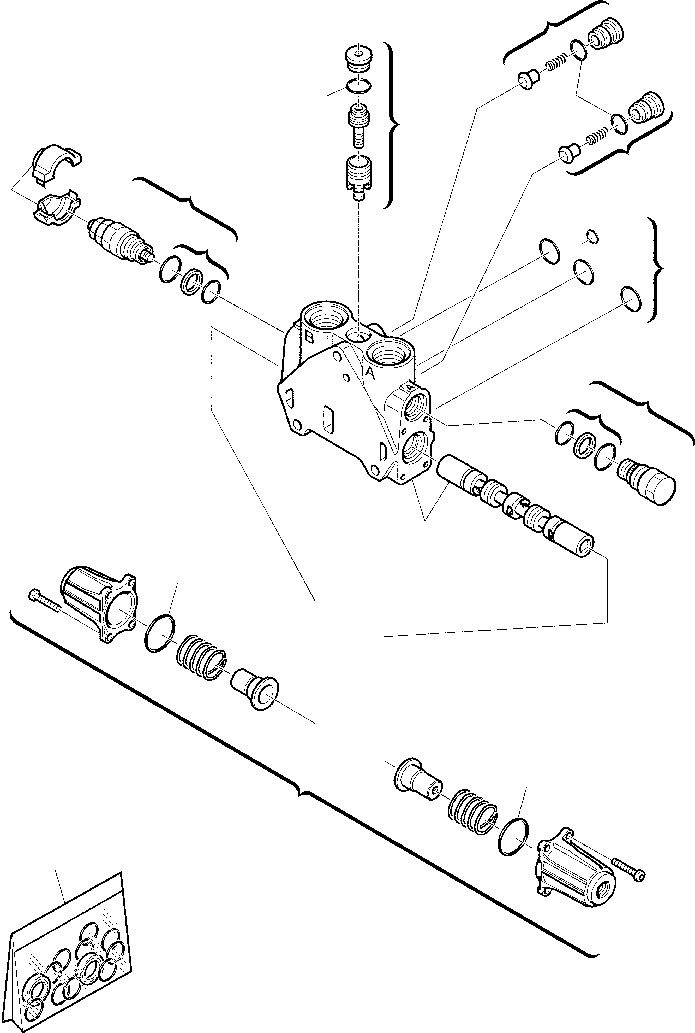 Part 41. BACKHOE CONTROL VALVE (WITH PPC) (OPTIONAL) (6/8) [6280]