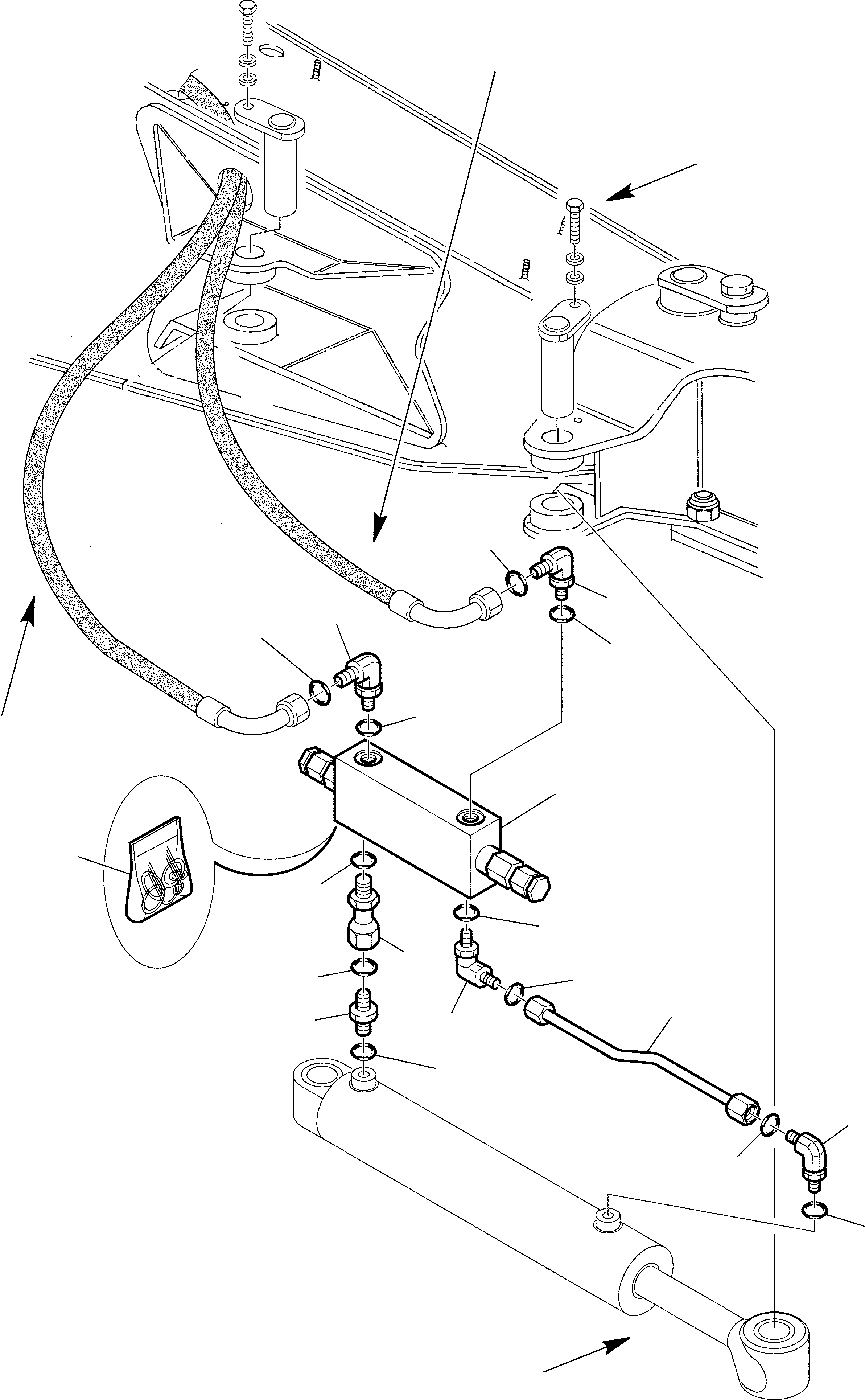 Part 103. HYDRAULIC PIPING (SIDE DIGGING BOOM CYLINDER LINE) - SAFETY VALVES [6587]