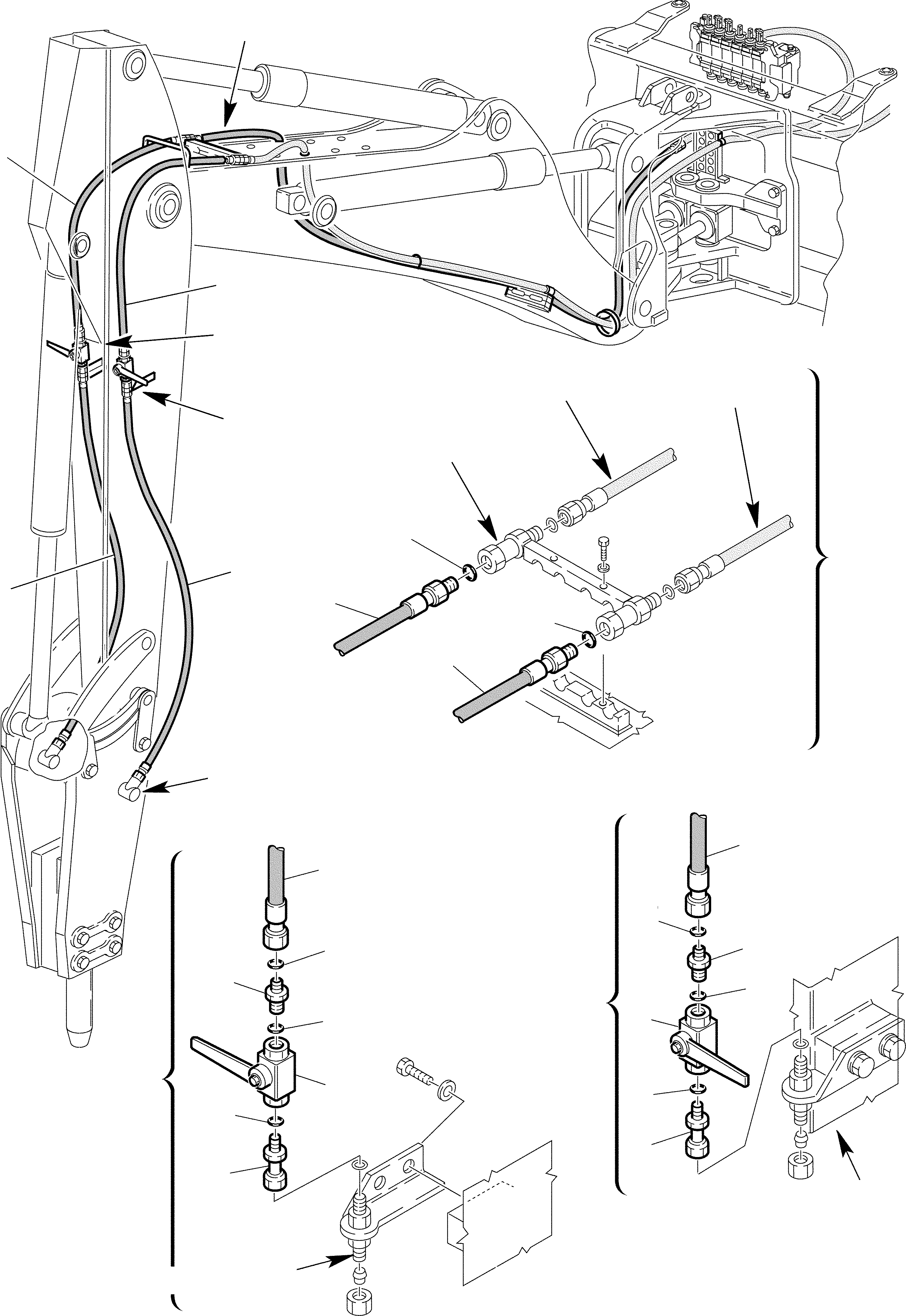 Part 132. HYDRAULIC PIPING (HAMMER LINE) - WITH COCKS [6740]