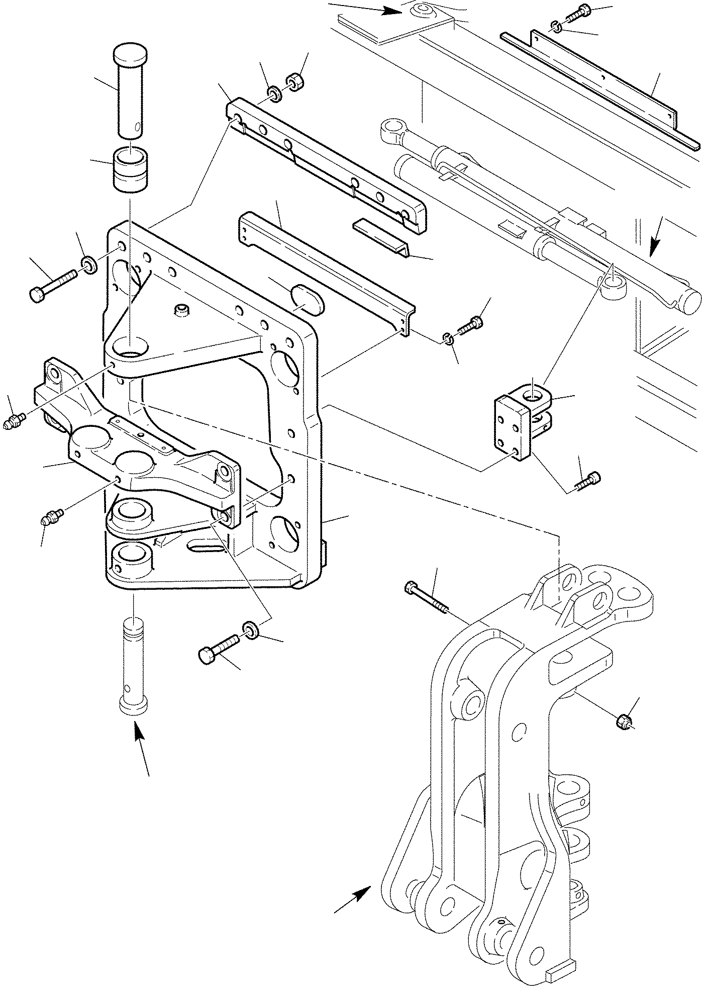 Part 21. BRACKET AND BOOM (WITH HYDRAULIC SLIDING PLATE) (1/2) [7305]