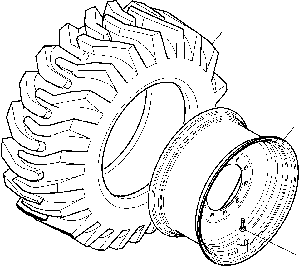 Part 3720. REAR WHEELS (16.9x28 12PR) [3720]