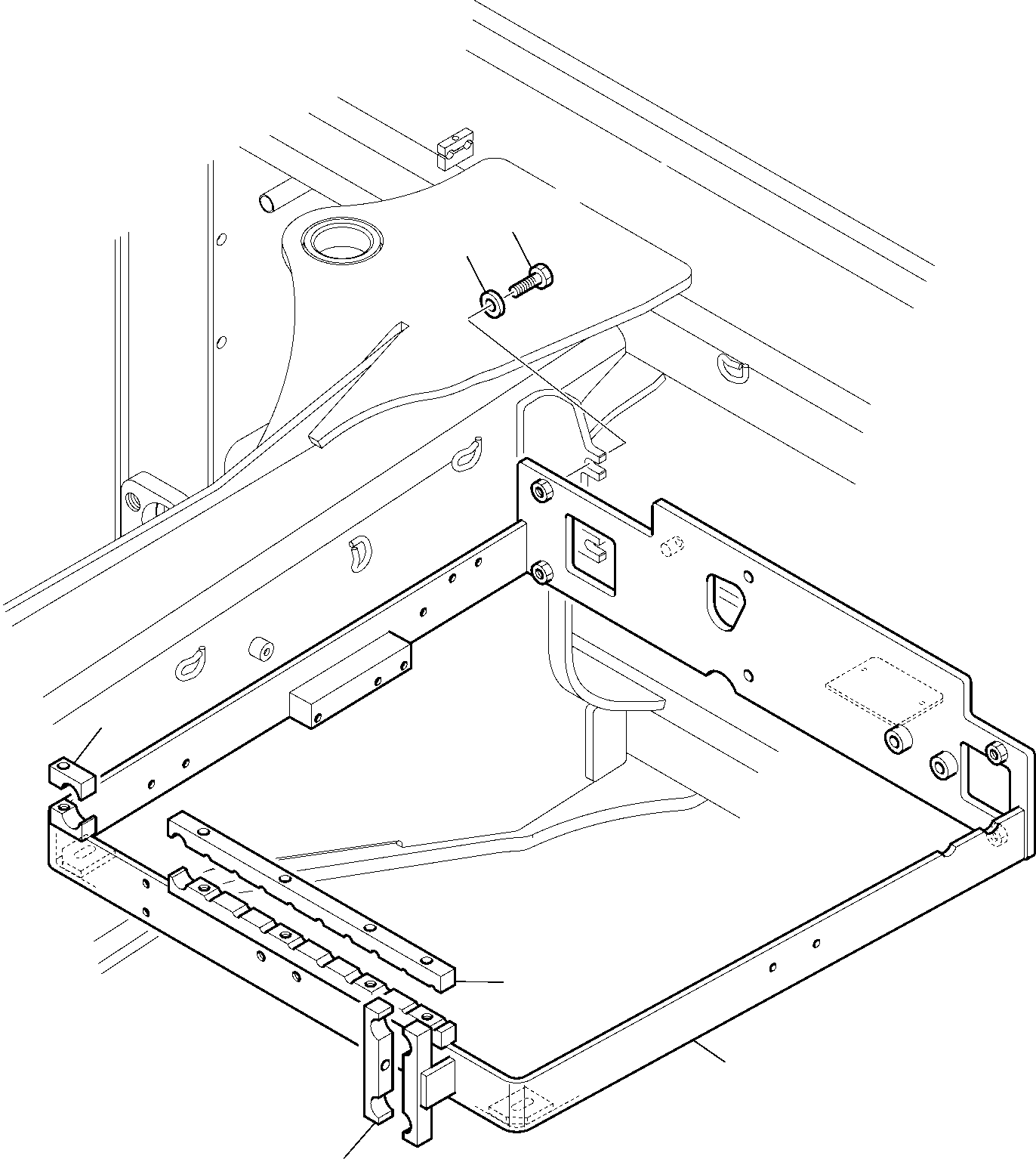 Part 4410. MAIN VALVE SUPPORT (WITH BACKHOE PPC) [4410]