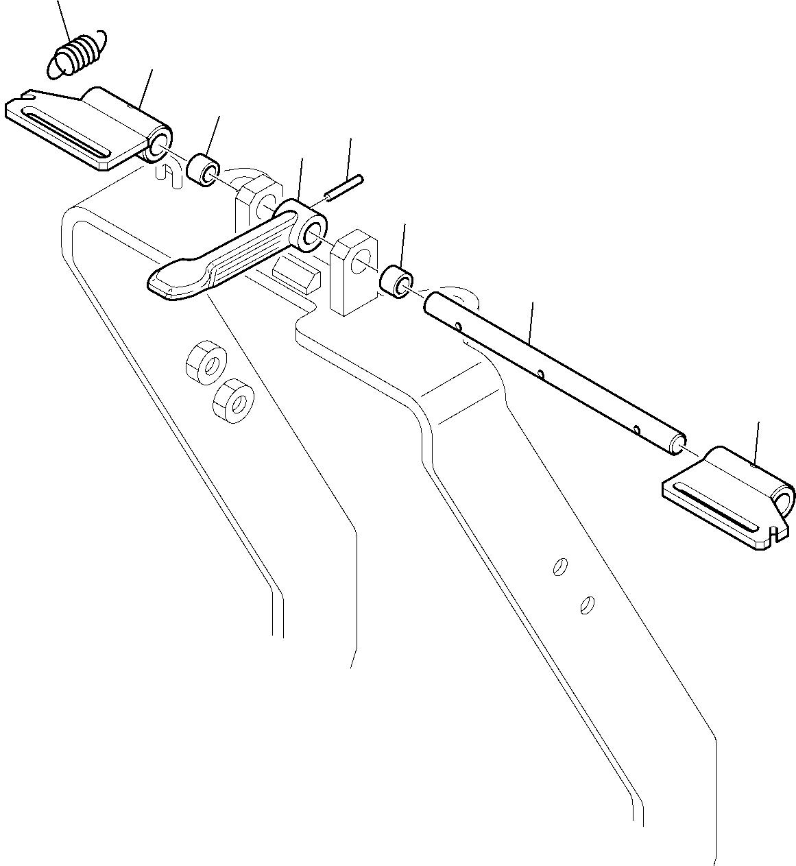 Part 4420. BACKHOE CONTROL LOCK LEVER [4420]