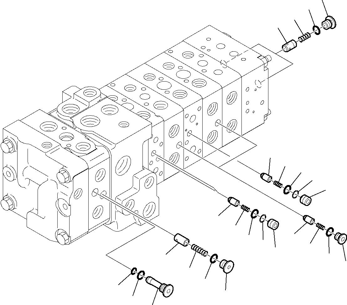 Part 6158. 8-SPOOL CONTROL VALVE (10/16) [6158]