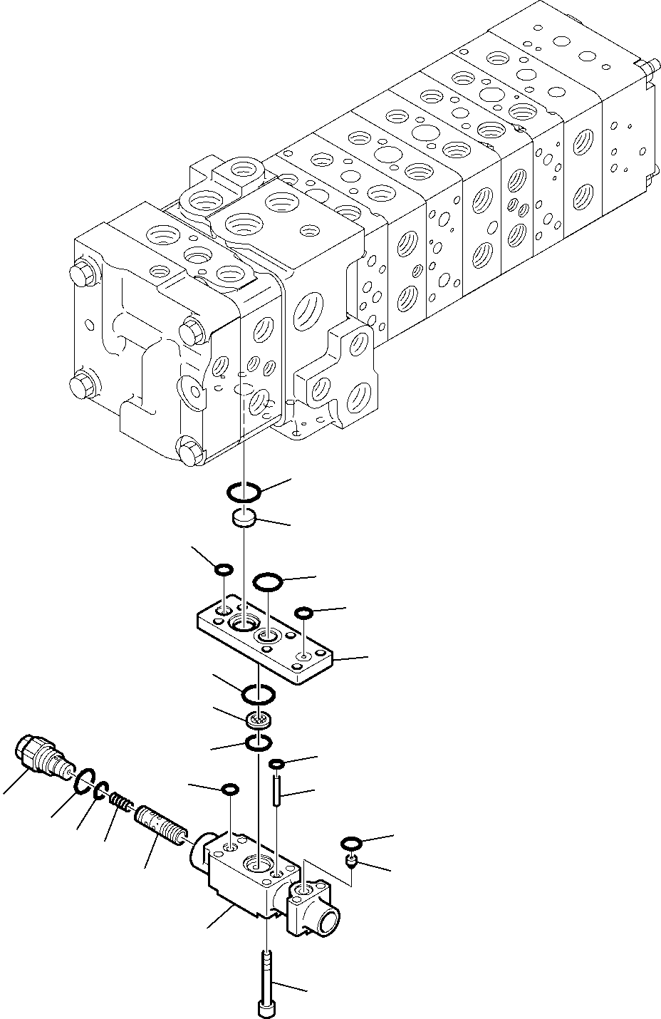 Part 6266. 10-SPOOL CONTROL VALVE (WITH BACKHOE PPC) (4/16) [6266]