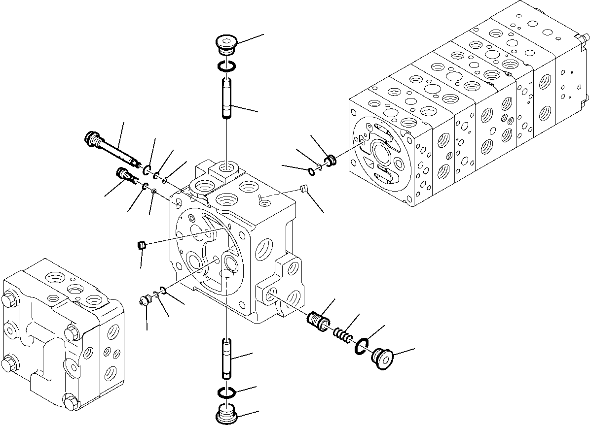 Part 6228. 10-SPOOL CONTROL VALVE (5/16) [6228]