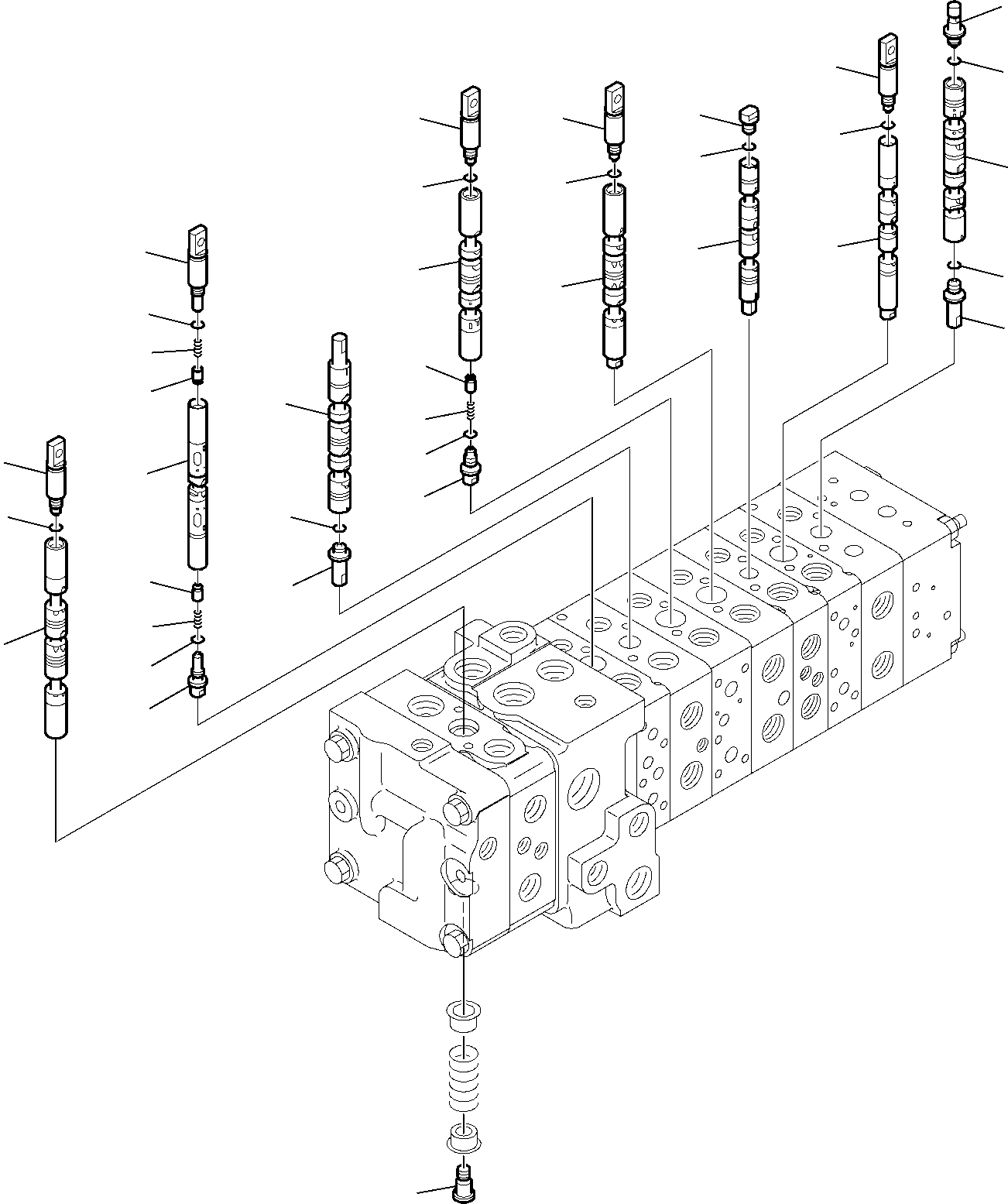 Part 6230. 10-SPOOL CONTROL VALVE (6/16) [6230]