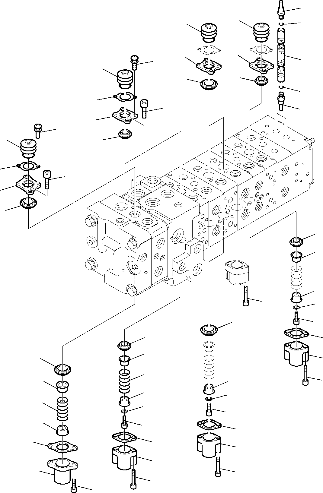 Part 6232. 10-SPOOL CONTROL VALVE (7/16) [6232]