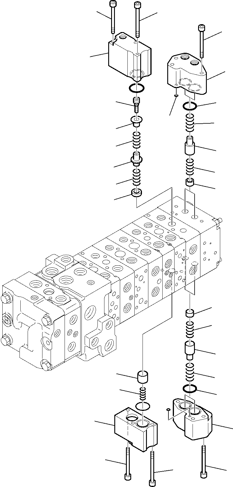 Part 6276. 10-SPOOL CONTROL VALVE (WITH BACKHOE PPC) (9/16) [6276]