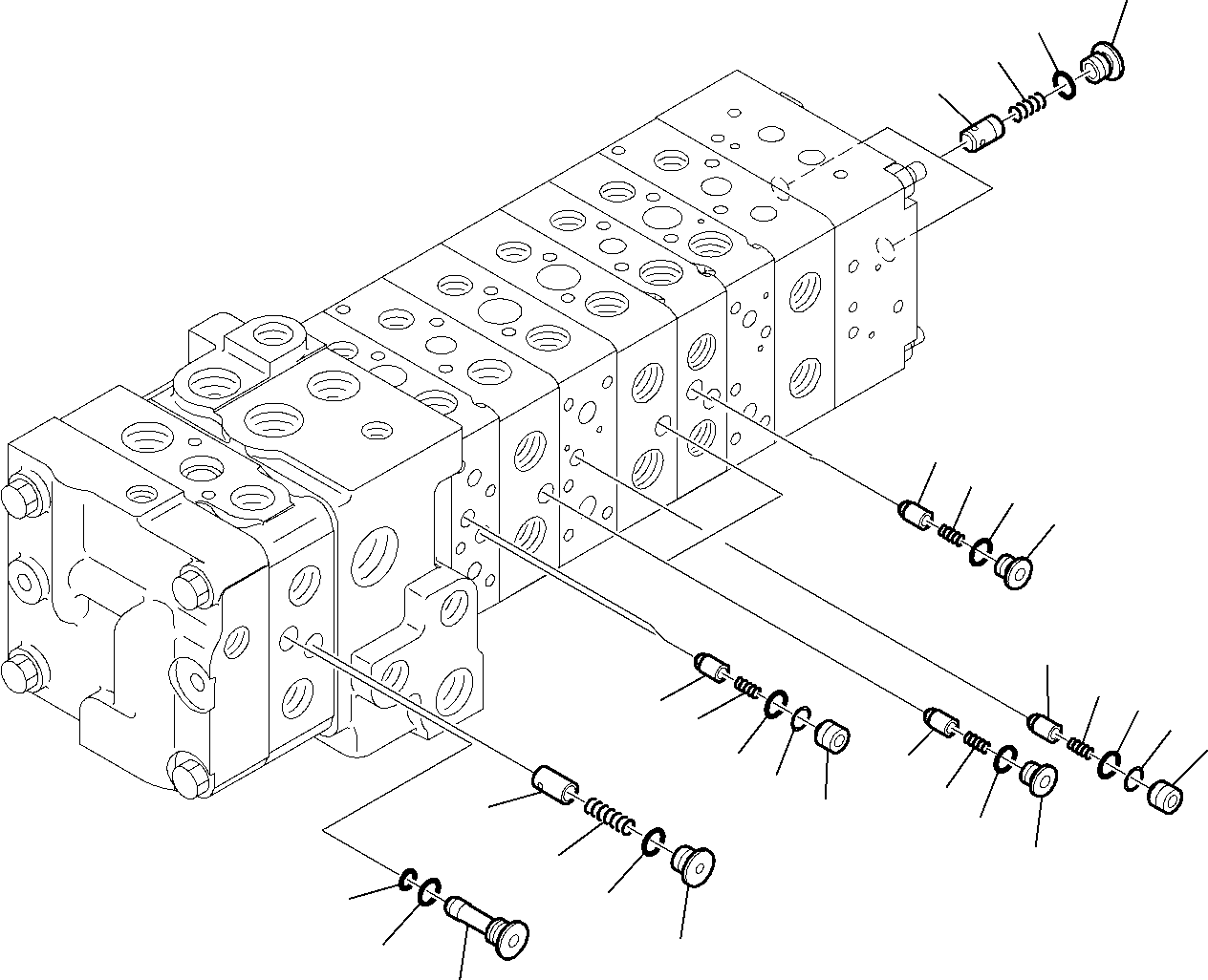 Part 6238. 10-SPOOL CONTROL VALVE (10/16) [6238]