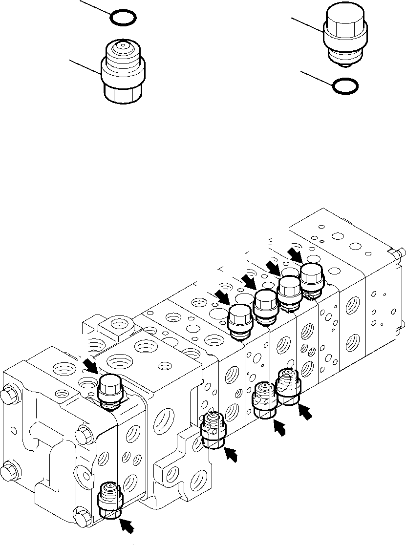 Part 6246. 10-SPOOL CONTROL VALVE (14/16) [6246]