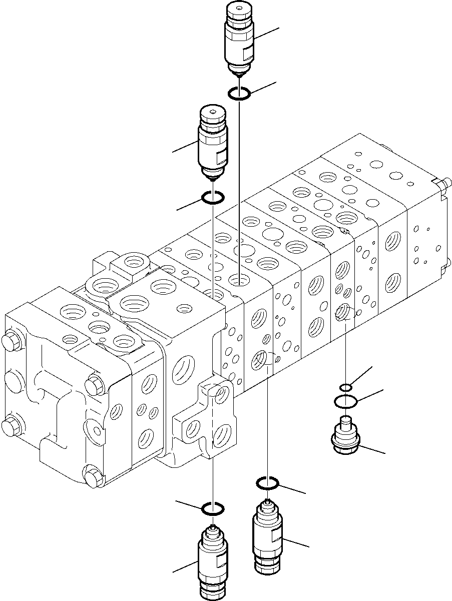 Part 6248. 10-SPOOL CONTROL VALVE (15/16) [6248]