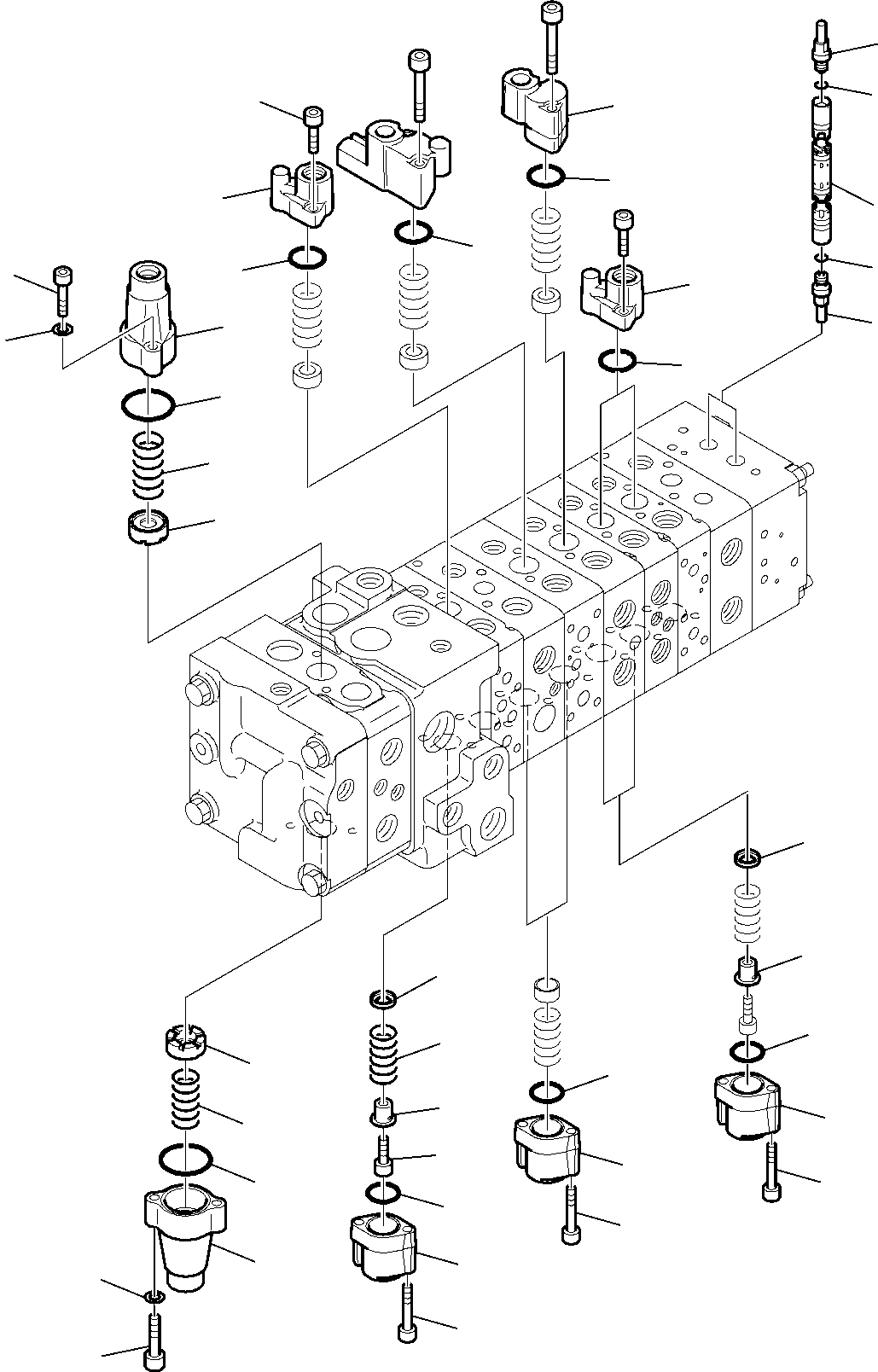 Part 6272. 10-SPOOL CONTROL VALVE (WITH BACKHOE PPC) (7/16) [6272]