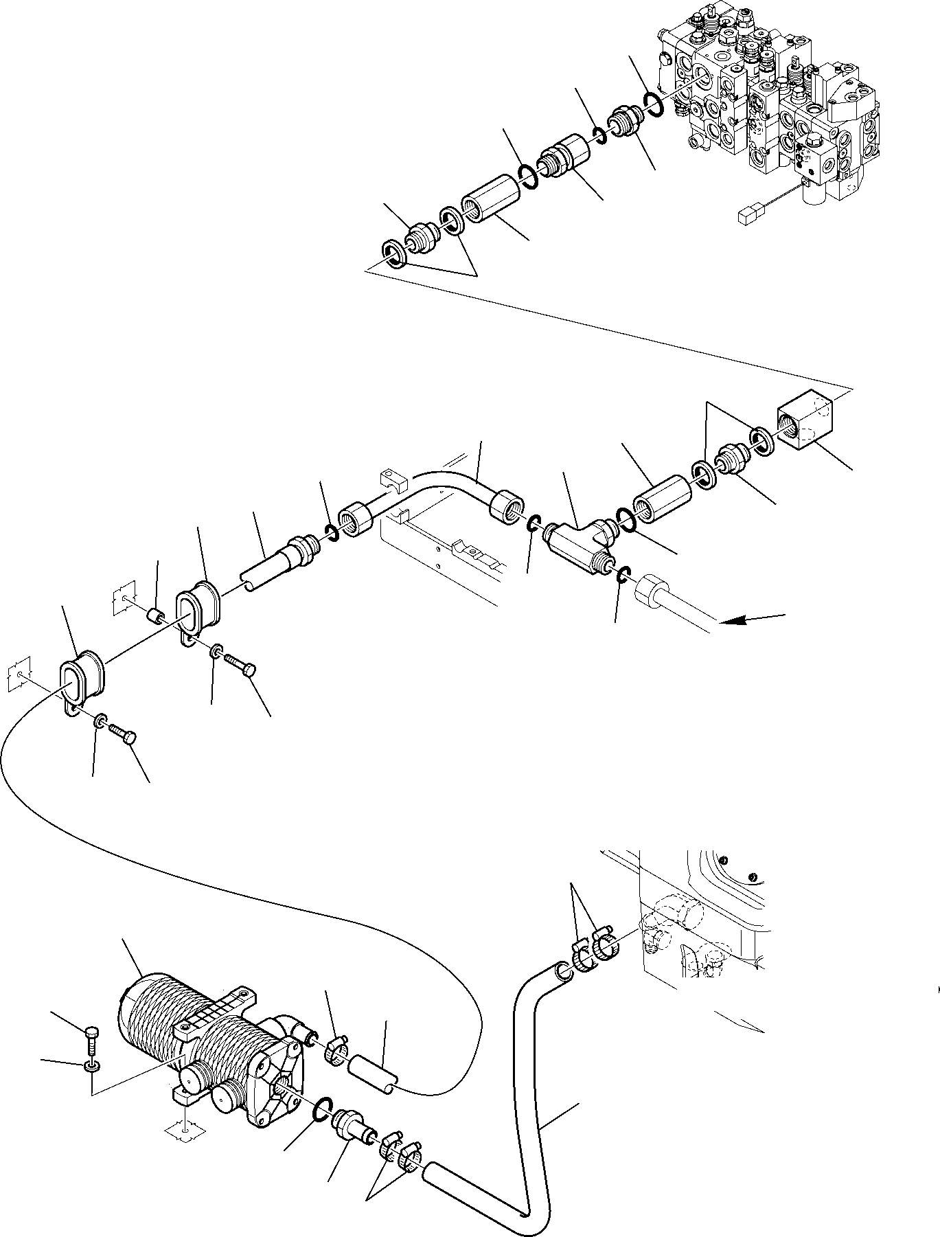 Part 6415. HYDRAULIC PIPING (RETURN LINE) (1/3) [6415]