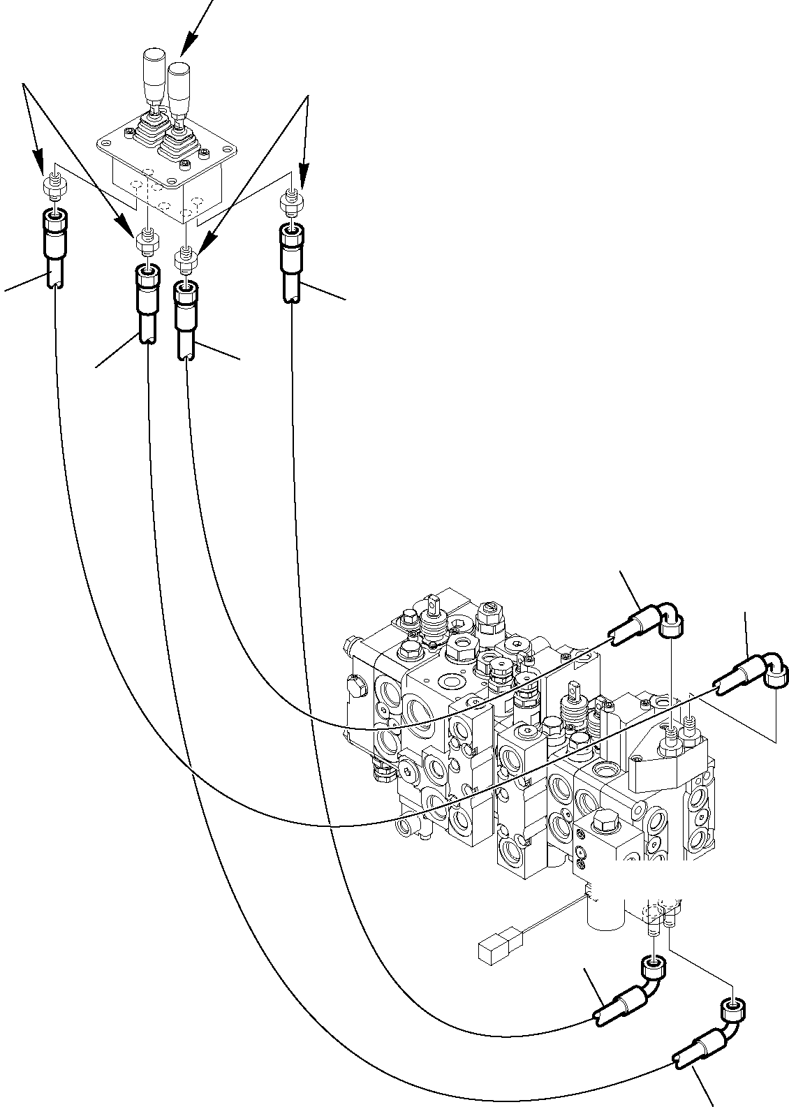 Part 6495. HYDRAULIC PIPING (SERVOCONTROL LINE) (OUTRIGGERS) [6495]