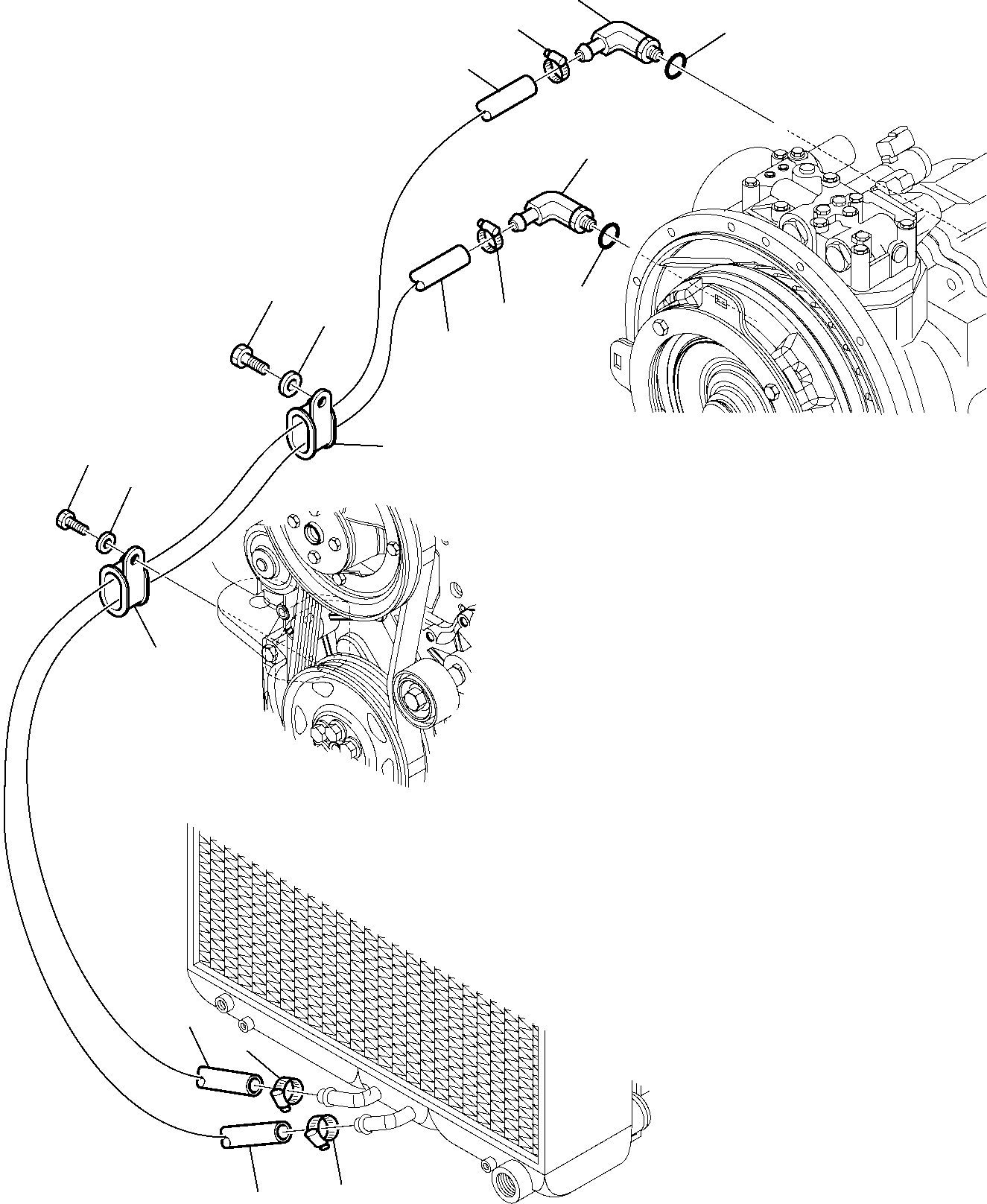 Part 6530. HYDRAULIC PIPING (OIL COOLER TRANSMISSION LINE) [6530]