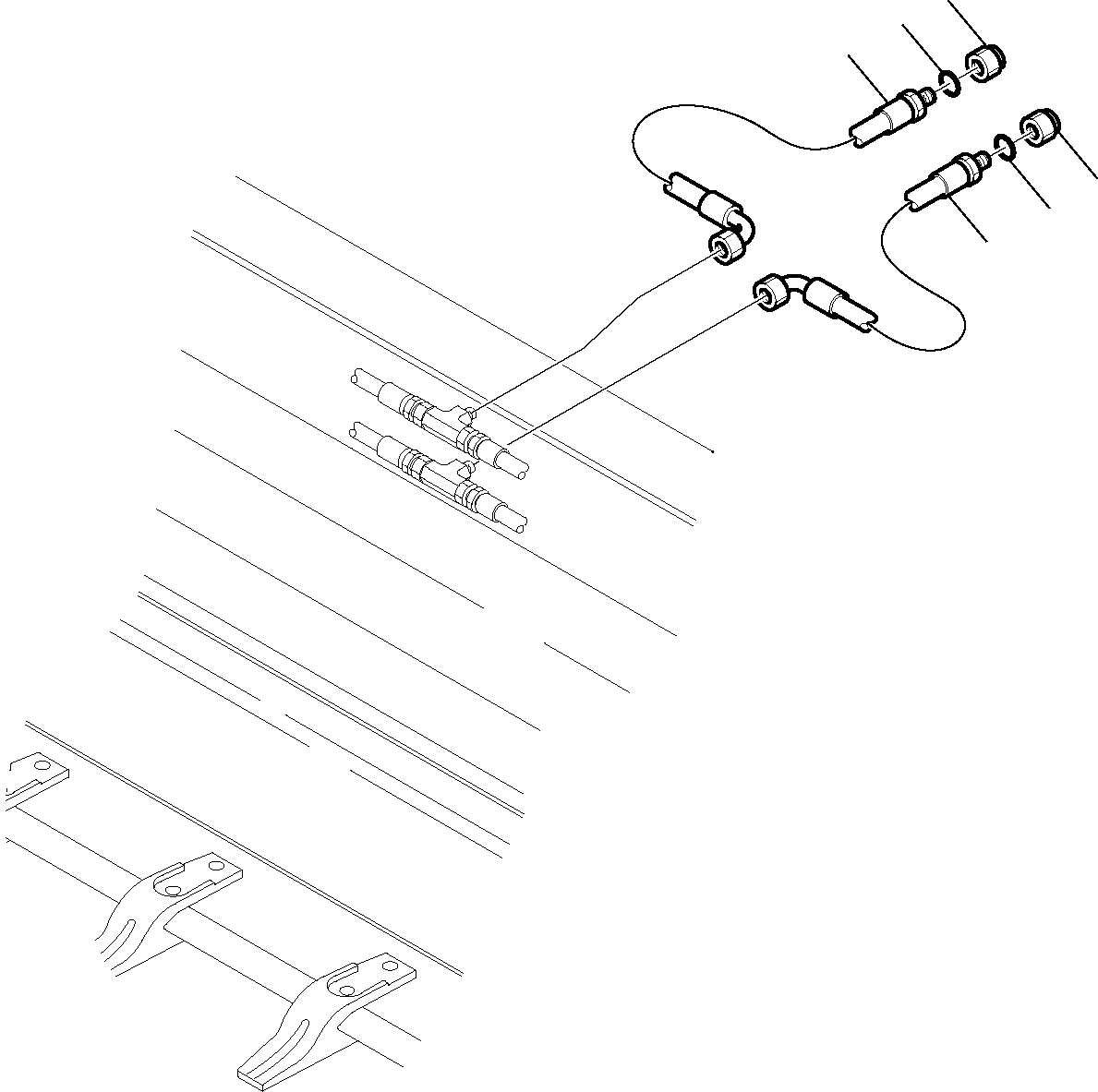 Part 6640. HYDRAULIC PIPING (BUCKET 4 IN 1 LINE) (3/3) [6640]