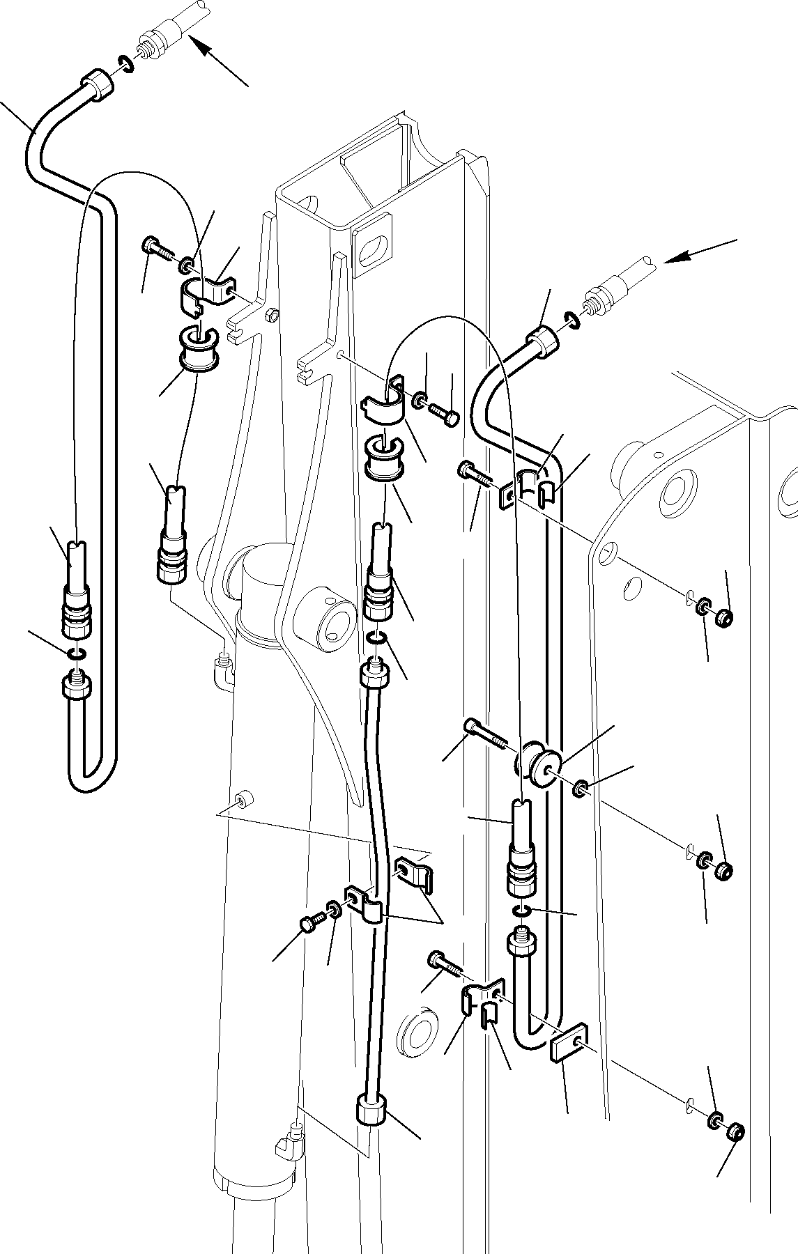 Part 6750. HYDRAULIC PIPING (BUCKET LINE) (WITH TELESCOPIC ARM) (2/2) [6750]