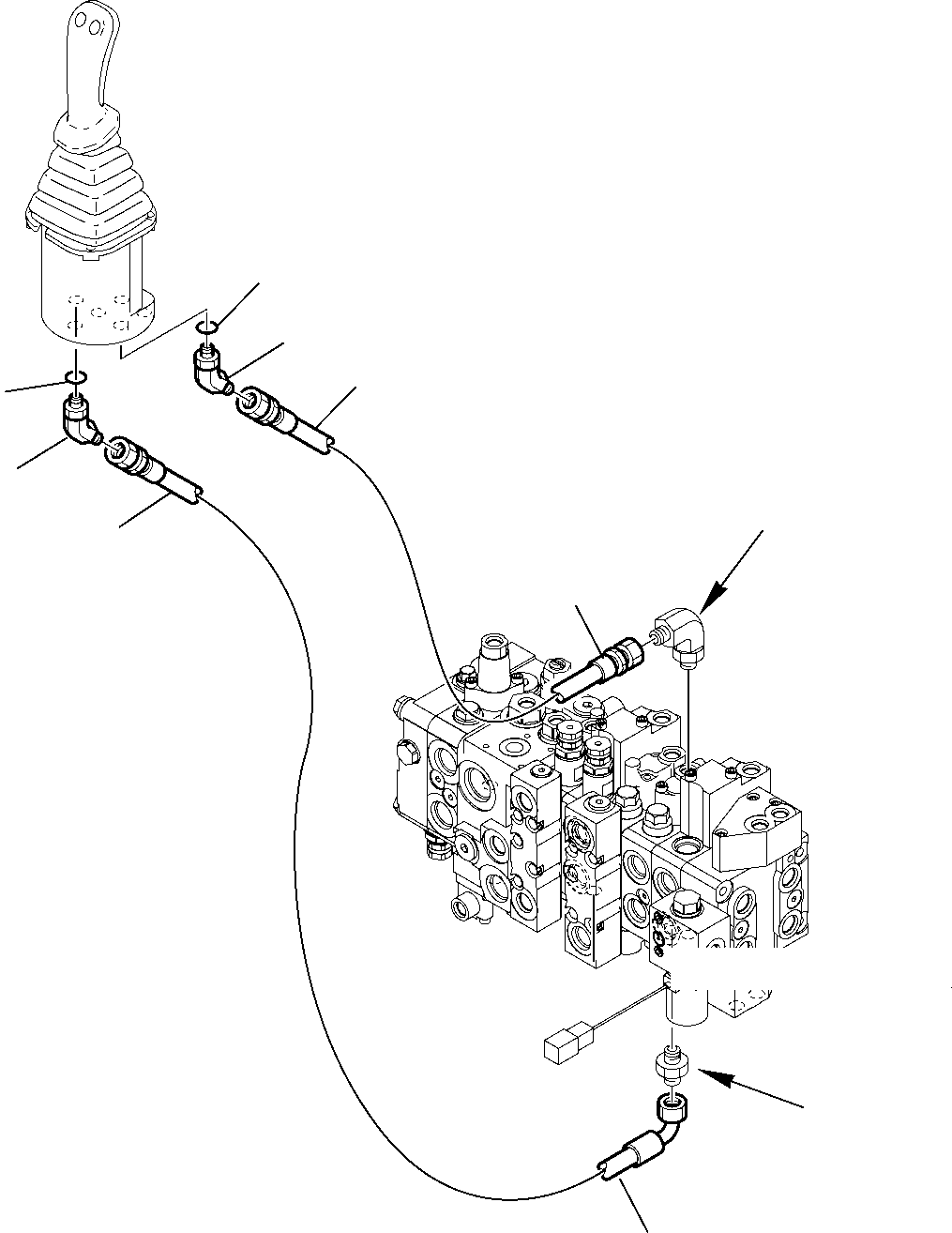 Part 6755. HYDRAULIC PIPING (SERVOCONTROL LINE) (BUCKET LINE) [6755]