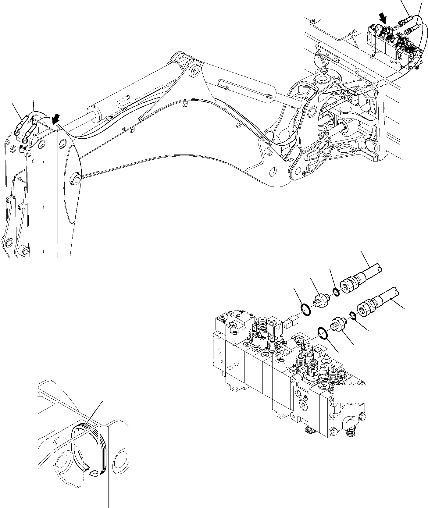 Part 6760. HYDRAULIC PIPING (TELESCOPIC ARM LINE) [6760]