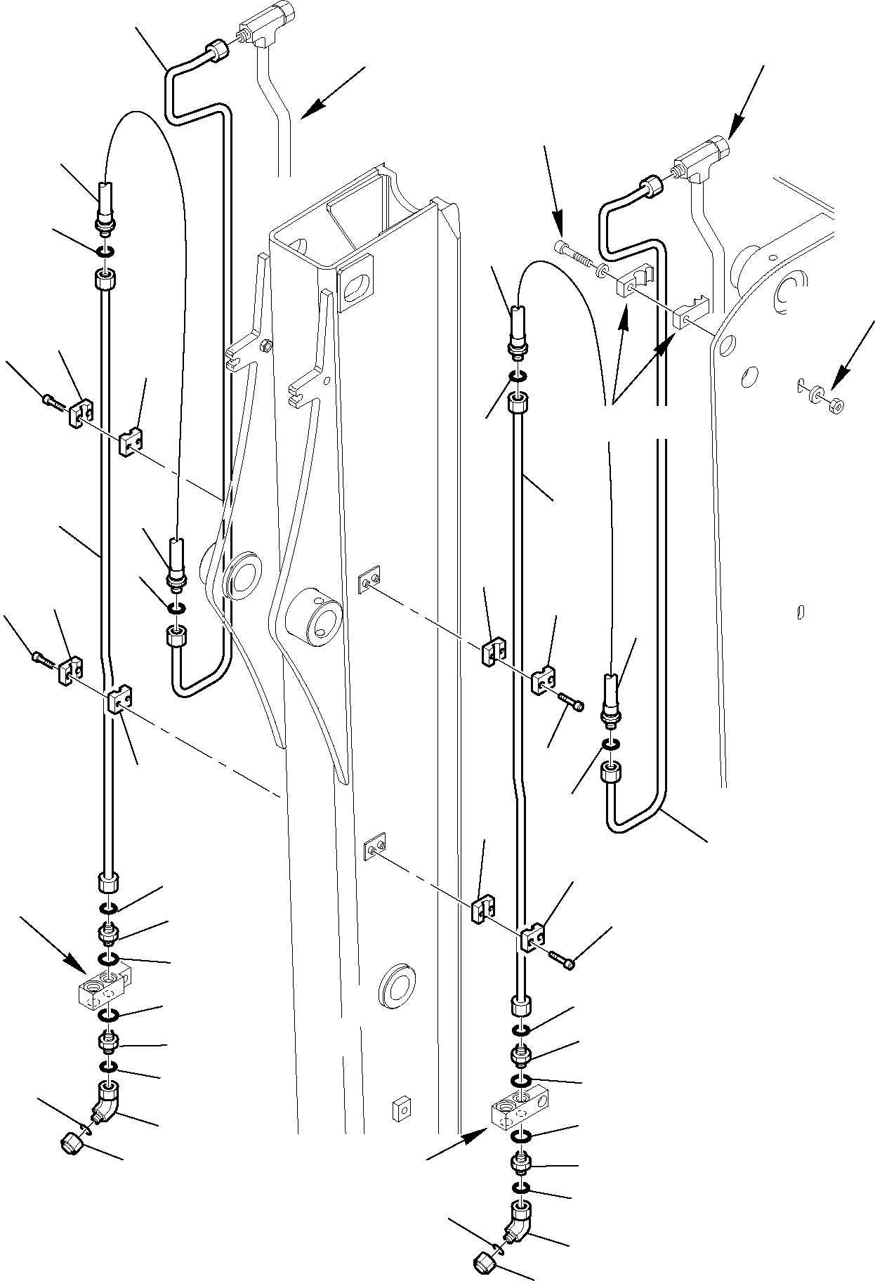 Part 6784. HYDRAULIC PIPING (HAMMER LINE) (WITH TELESCOPIC ARM AND CUTTING AND ROTATING BUCKET) (3/3) [6784]