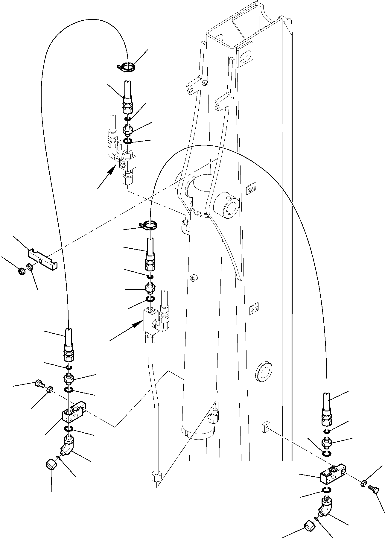 Part 6920. HYDRAULIC PIPING (CUTTING AND ROTATING BUCKET) (WITH TELESCOPIC ARM) (2/2) [6920]