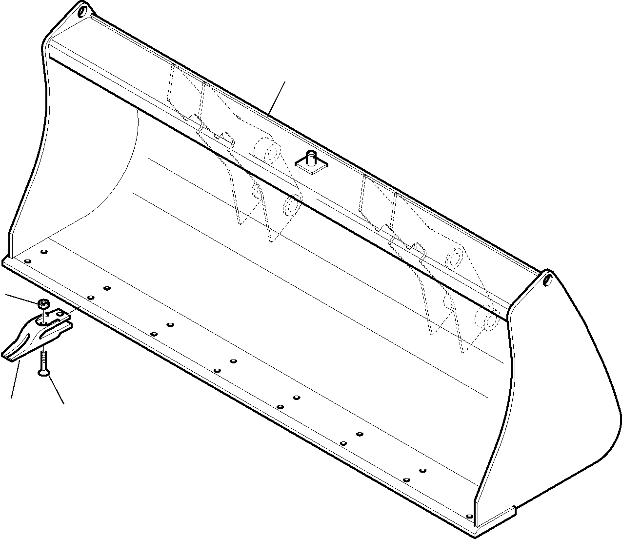 Part 7035. BUCKET (L=2320 mm) (TUV) [7035]