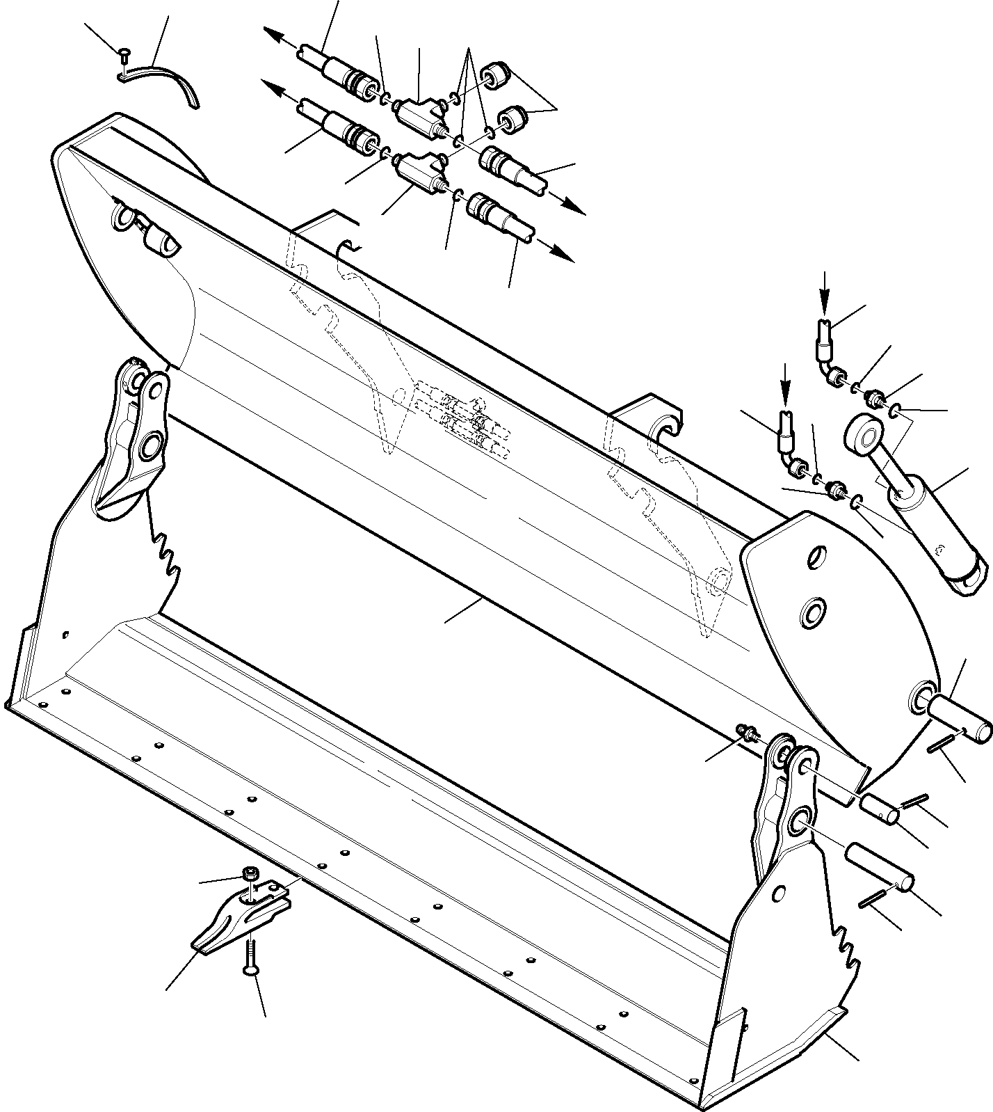 Part 7076. BUCKET - 4 IN 1 (FOR QUICK COUPLING) [7076]