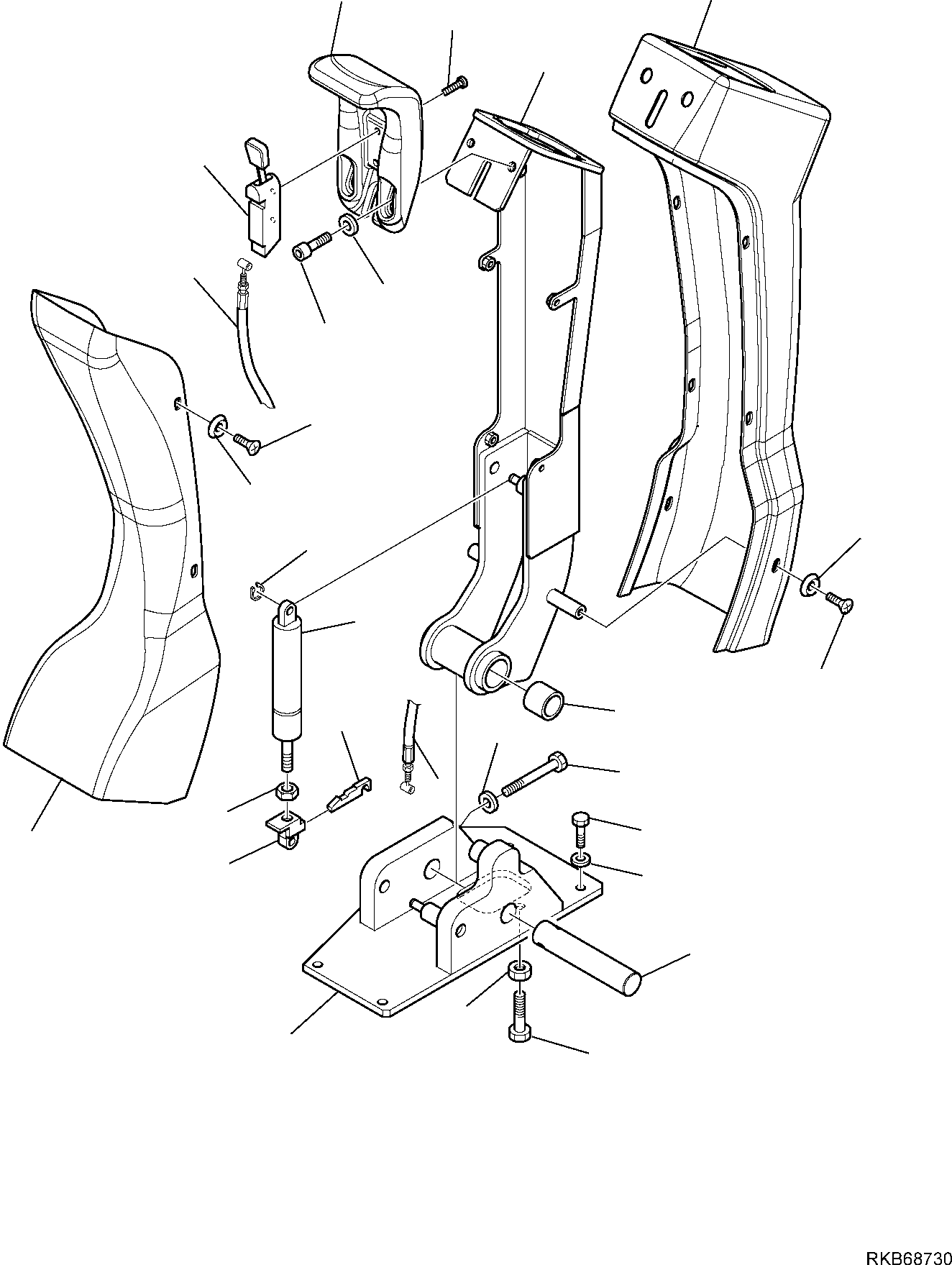 Part 34. L.H. BACHOE PPC VALVE SUPPORT [5610]