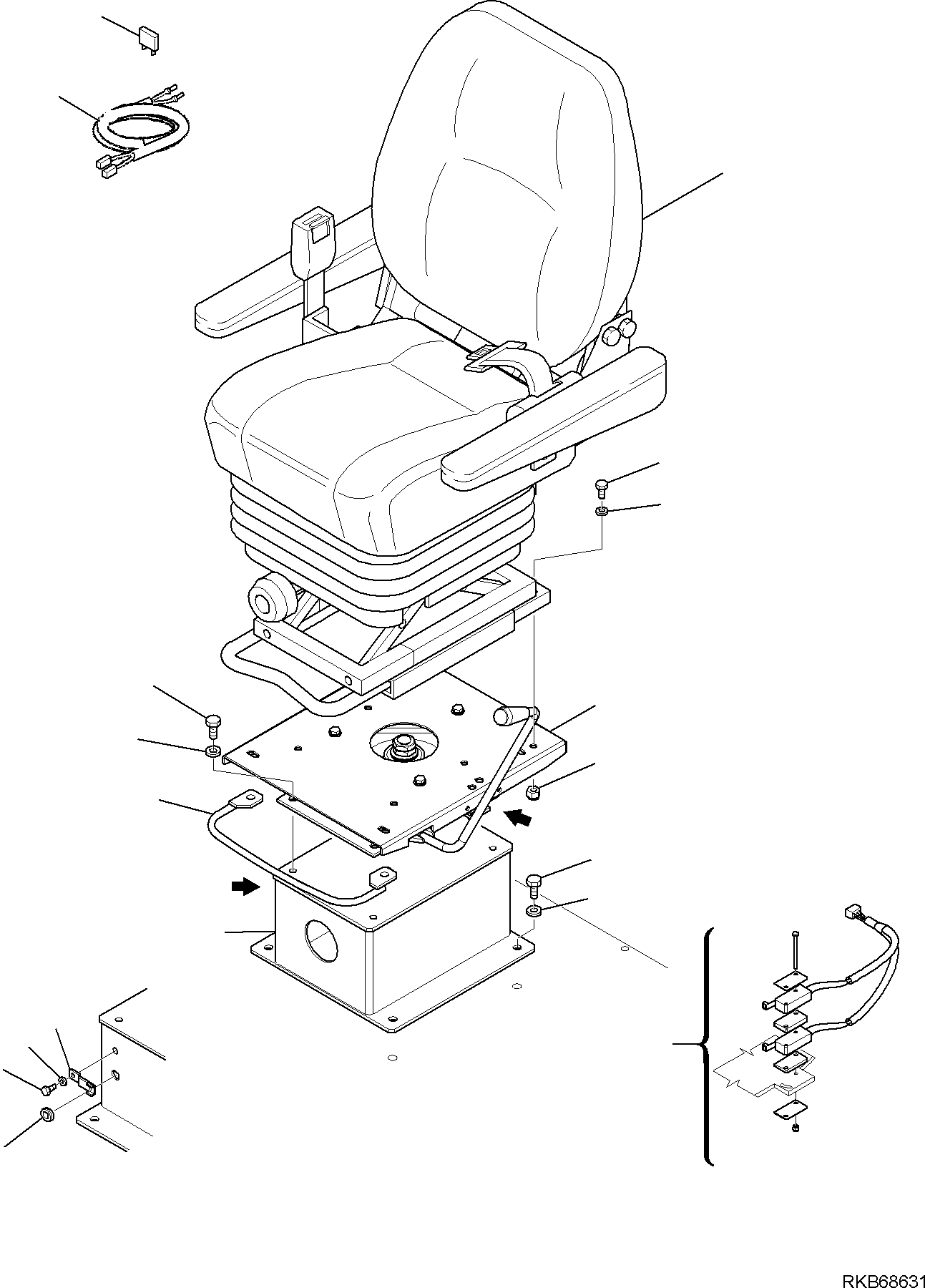 Part 39. OPERATOR'S SEAT (KAB SEATING MODEL 855) (1/2) [5715]