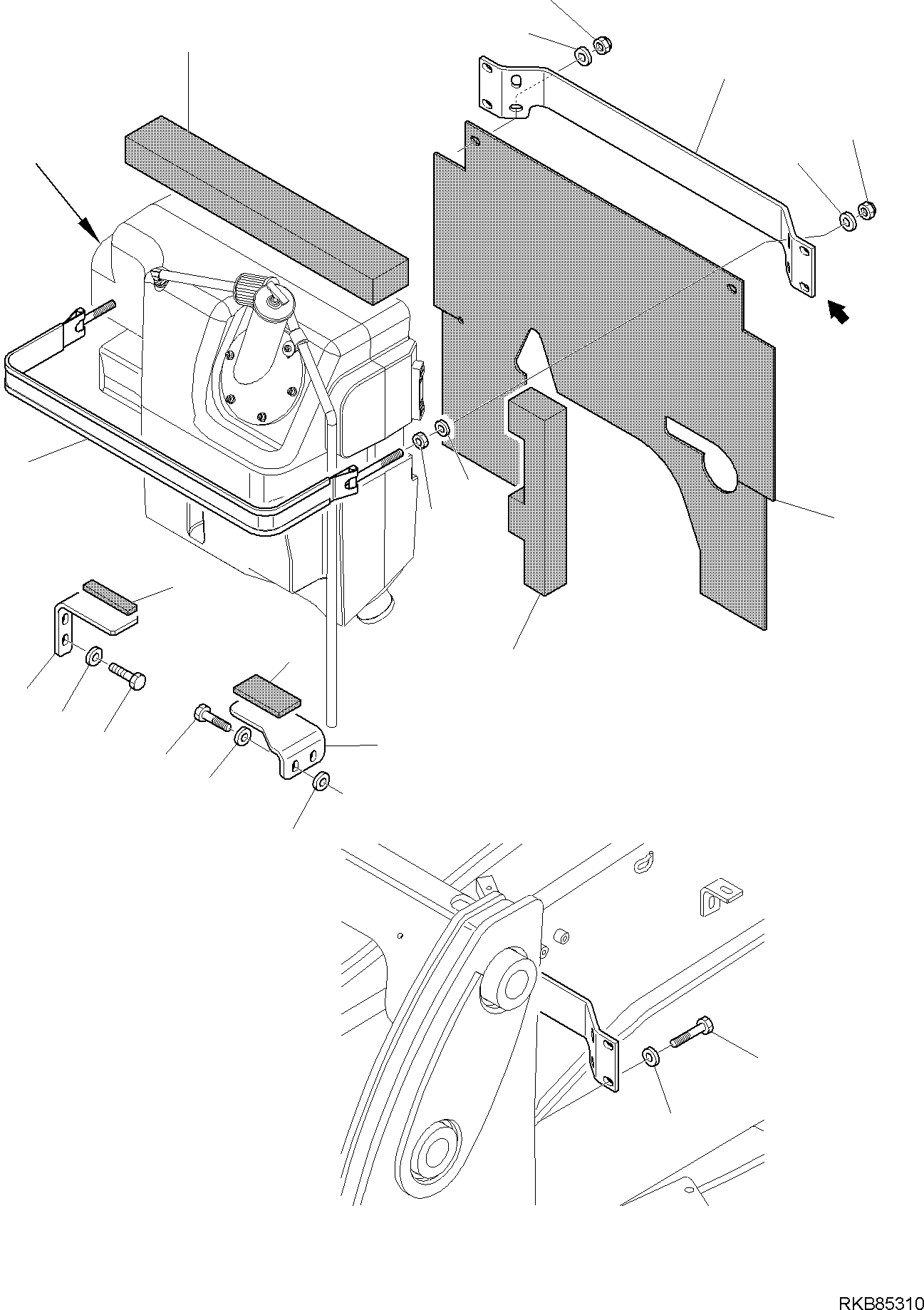 Part 5. HYDRAULIC OIL TANK FIXING [6011]