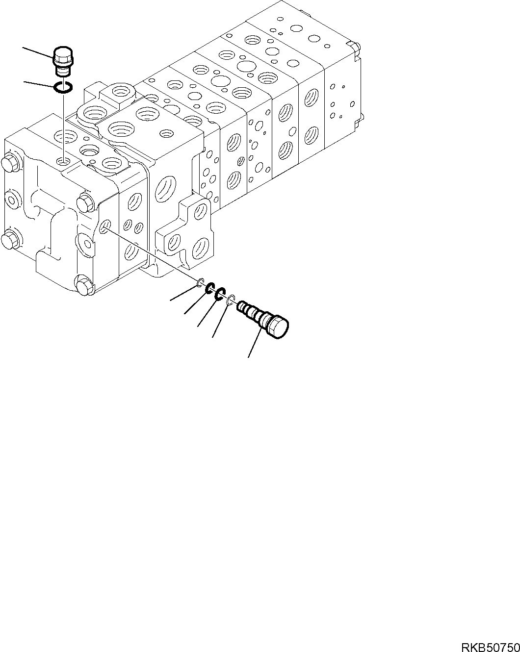 Part 23. 8-SPOOL CONTROL VALVE MECHANICAL CONTROLS (2/16) [6142]