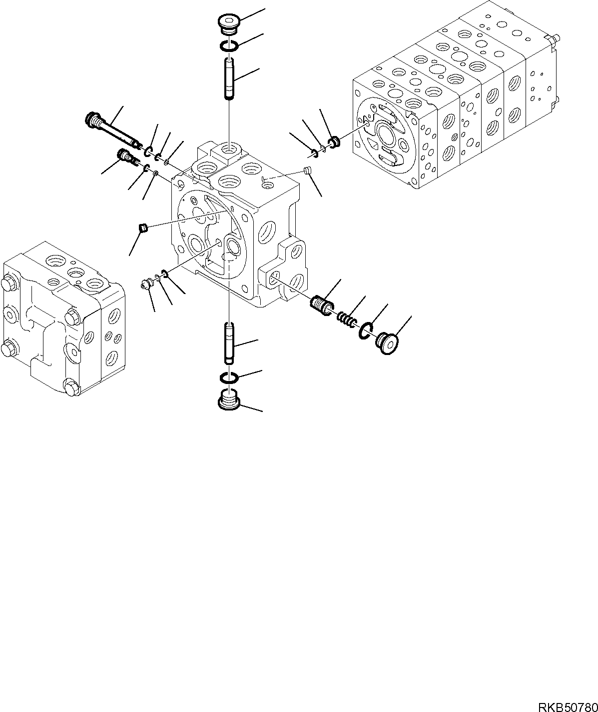 Part 26. 8-SPOOL CONTROL VALVE MECHANICAL CONTROLS (5/16) [6148]