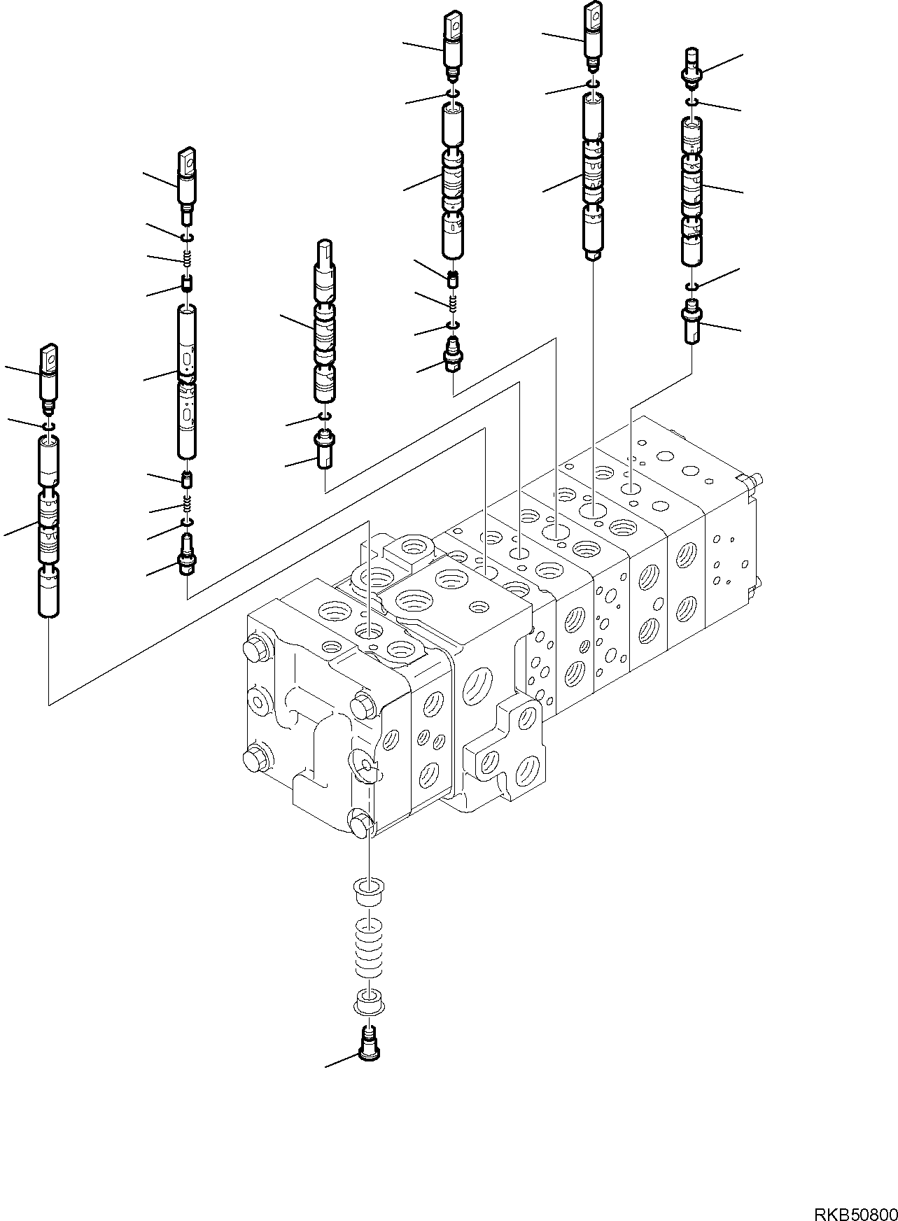 Part 27. 8-SPOOL CONTROL VALVE MECHANICAL CONTROLS (6/16) [6150]