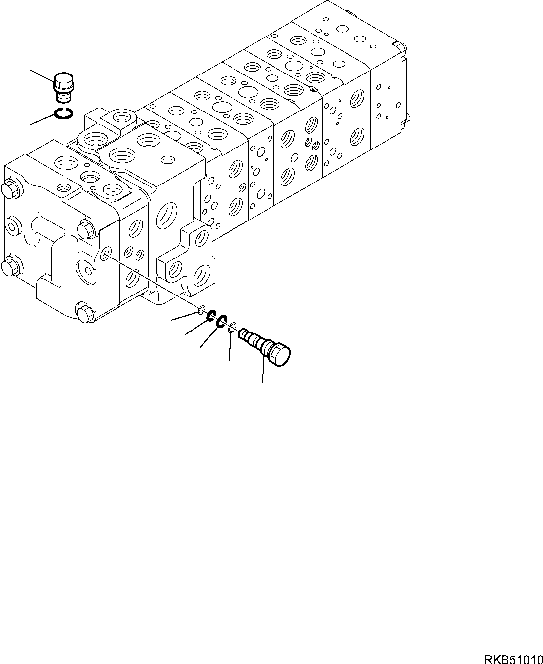 Part 39. 10-SPOOL CONTROL VALVE MECHANICAL CONTROLS (2/16) [6222]