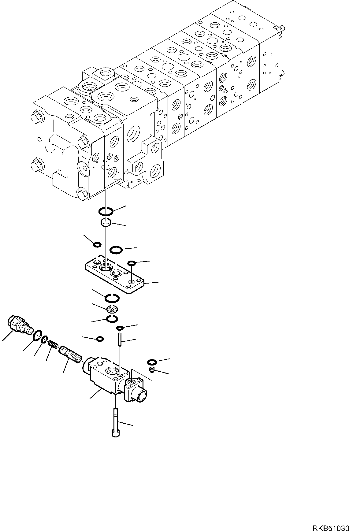 Part 41. 10-SPOOL CONTROL VALVE MECHANICAL CONTROLS (4/16) [6226]