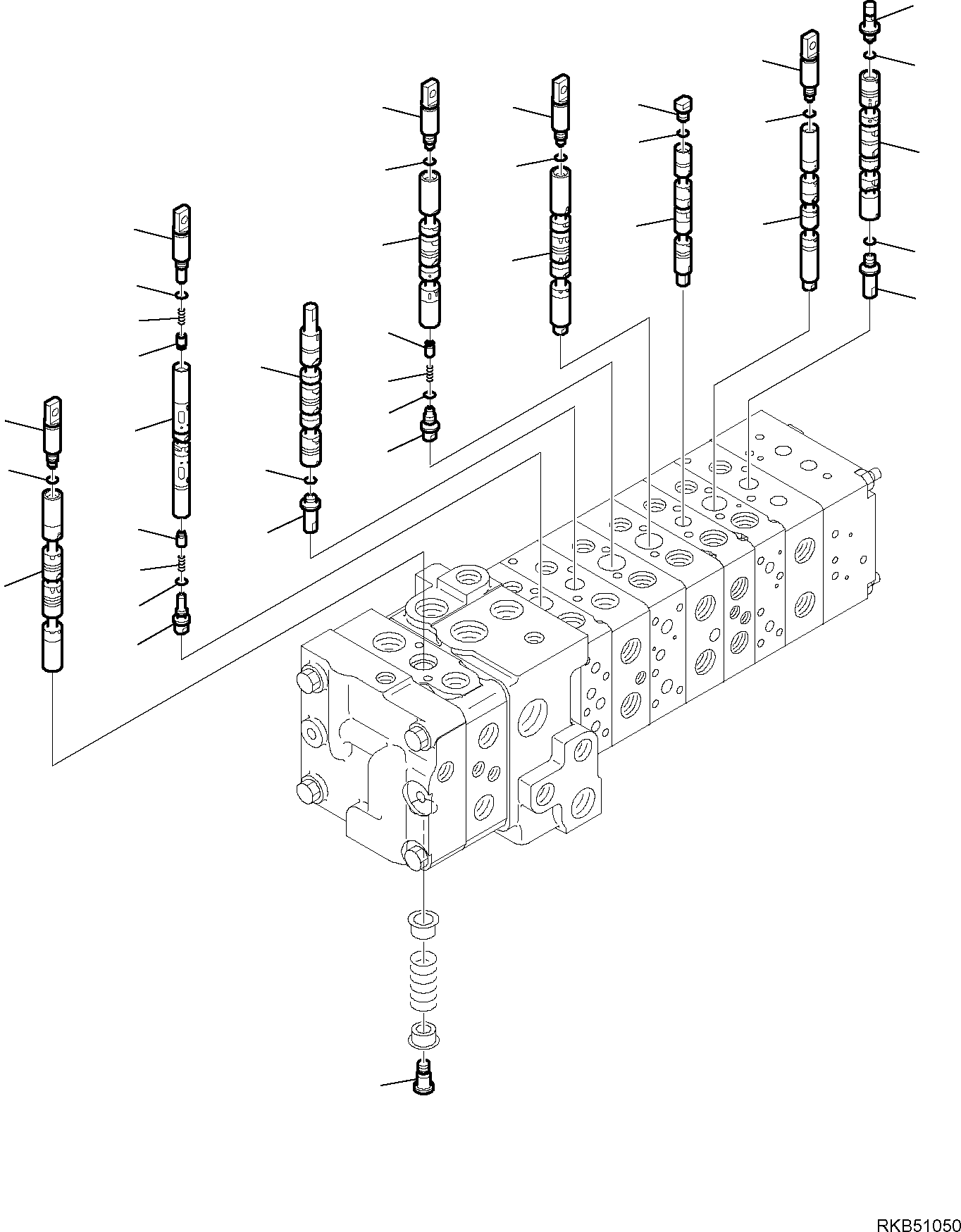 Part 43. 10-SPOOL CONTROL VALVE MECHANICAL CONTROLS (6/16) [6230]