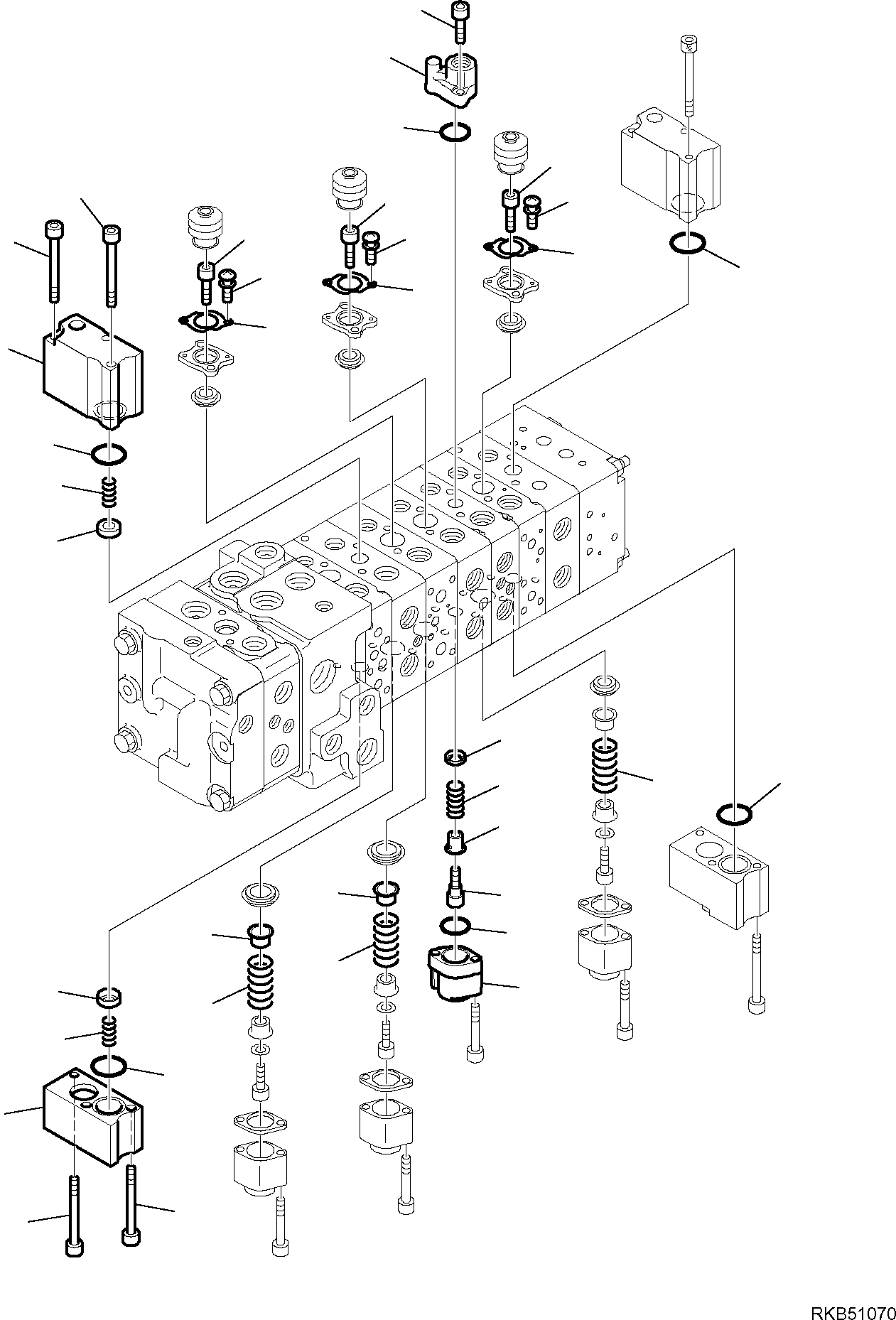 Part 45. 10-SPOOL CONTROL VALVE MECHANICAL CONTROLS (8/16) [6234]