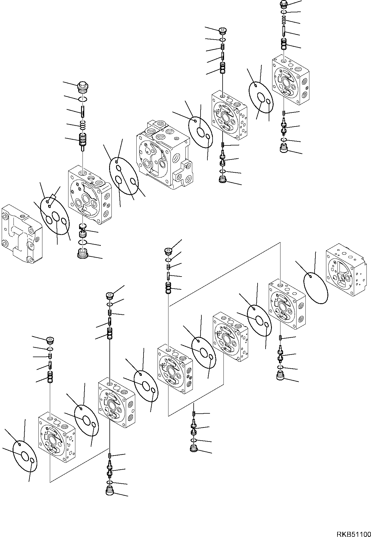 Part 64. 10-SPOOL CONTROL VALVE SERVOCONTROL (11/16) [6280]