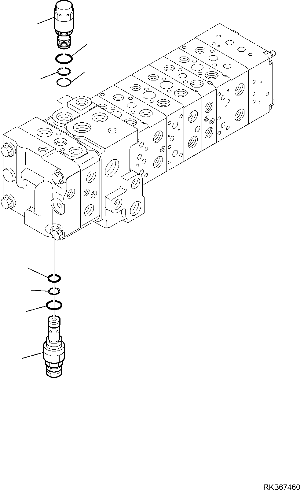 Part 53. 10-SPOOL CONTROL VALVE MECHANICAL CONTROLS (16/16) [6250]