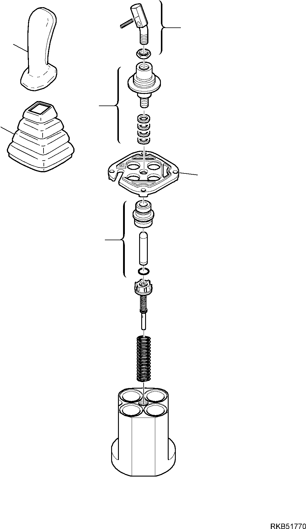 Part 77. BACKHOE PPC VALVE, L.H. [6320]