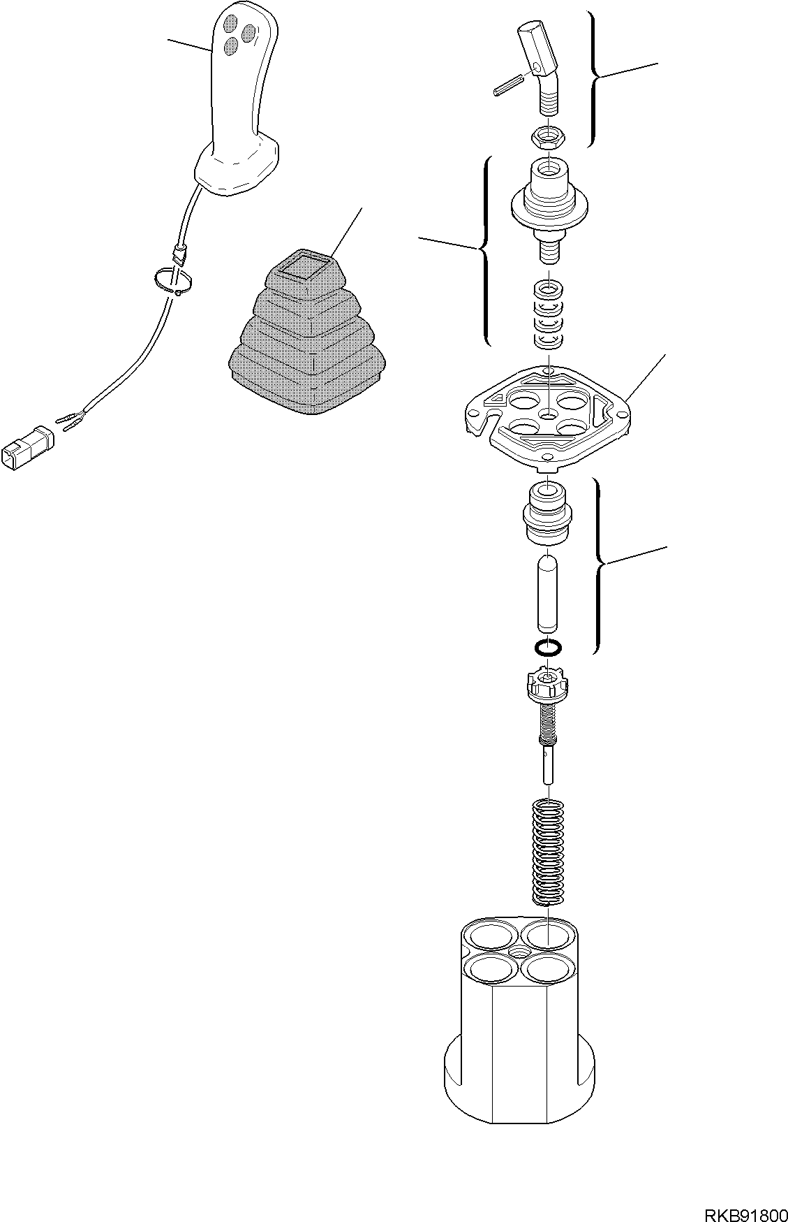 Part 78. BACKHOE PPC VALVE, L.H. (WITH SIDE DIGGING BOOM) [6325]