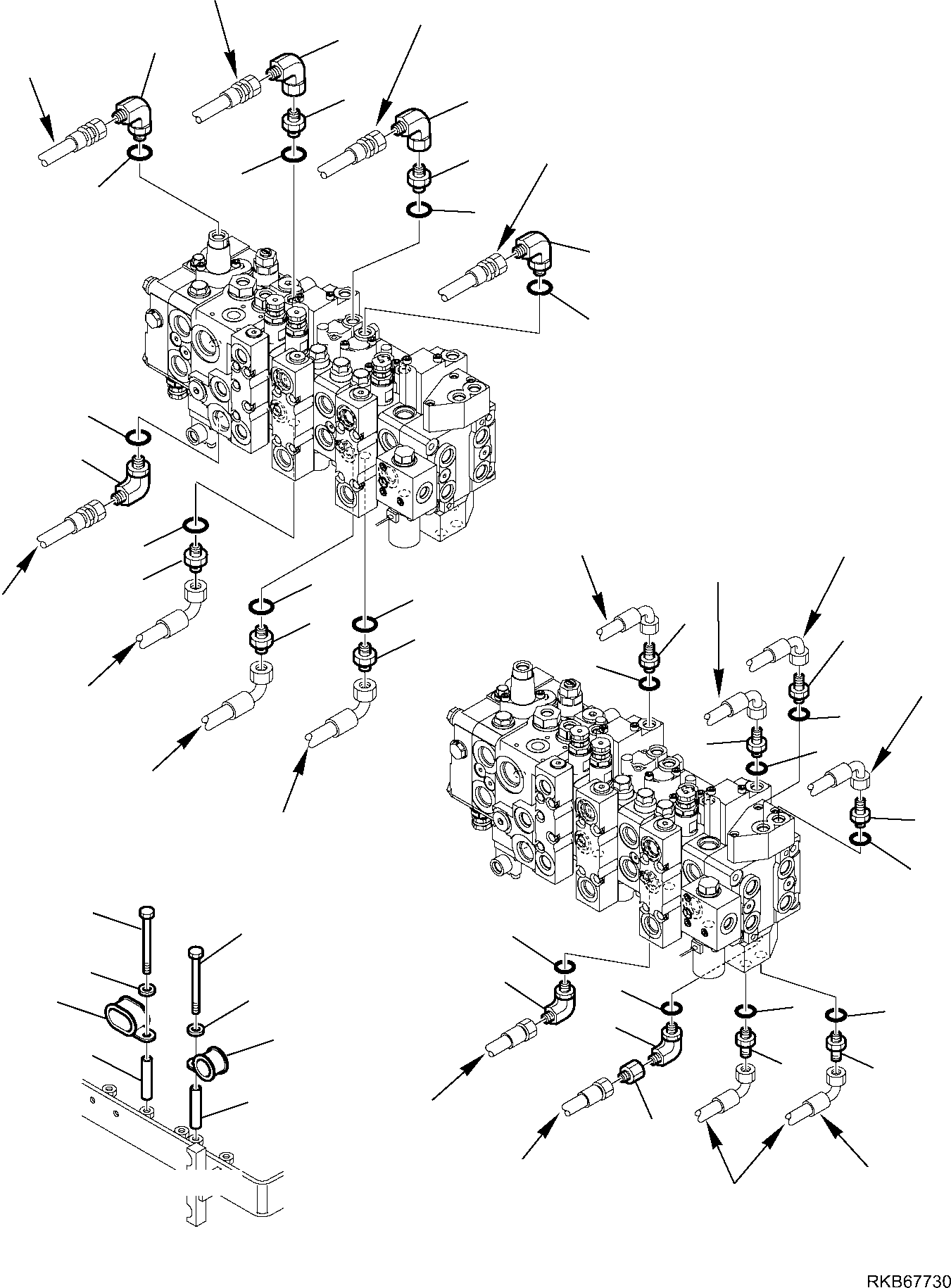 Part 94. CONTROL VALVE (10-ELEMENTS) (WITH BACKHOE PPC) (1/3) [6386]