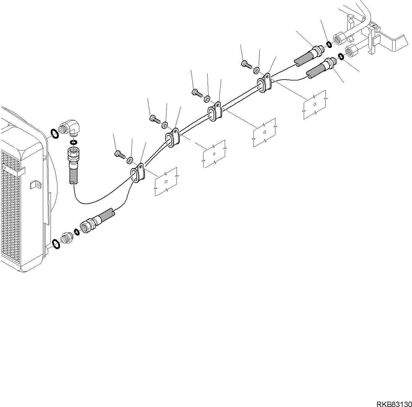 Part 109. HYDRAULIC PIPING (RETURN LINE) (5/5) [6426]