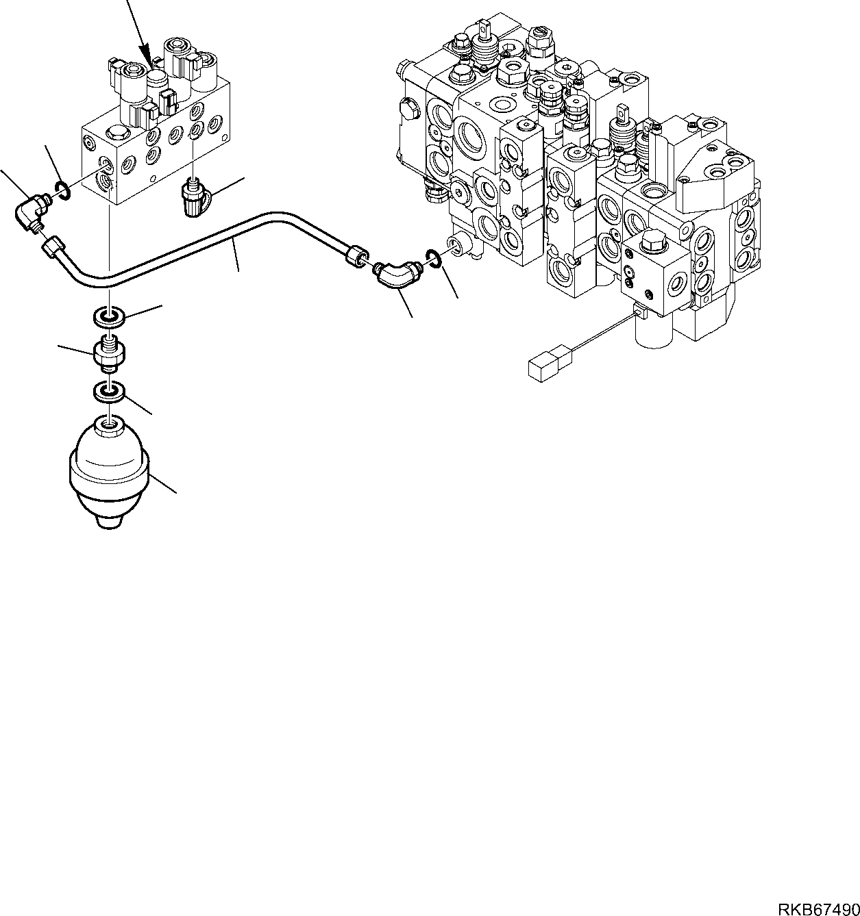 Part 110. HYDRAULIC PIPING (SERVOCONTROL FEED LINE) [6430]