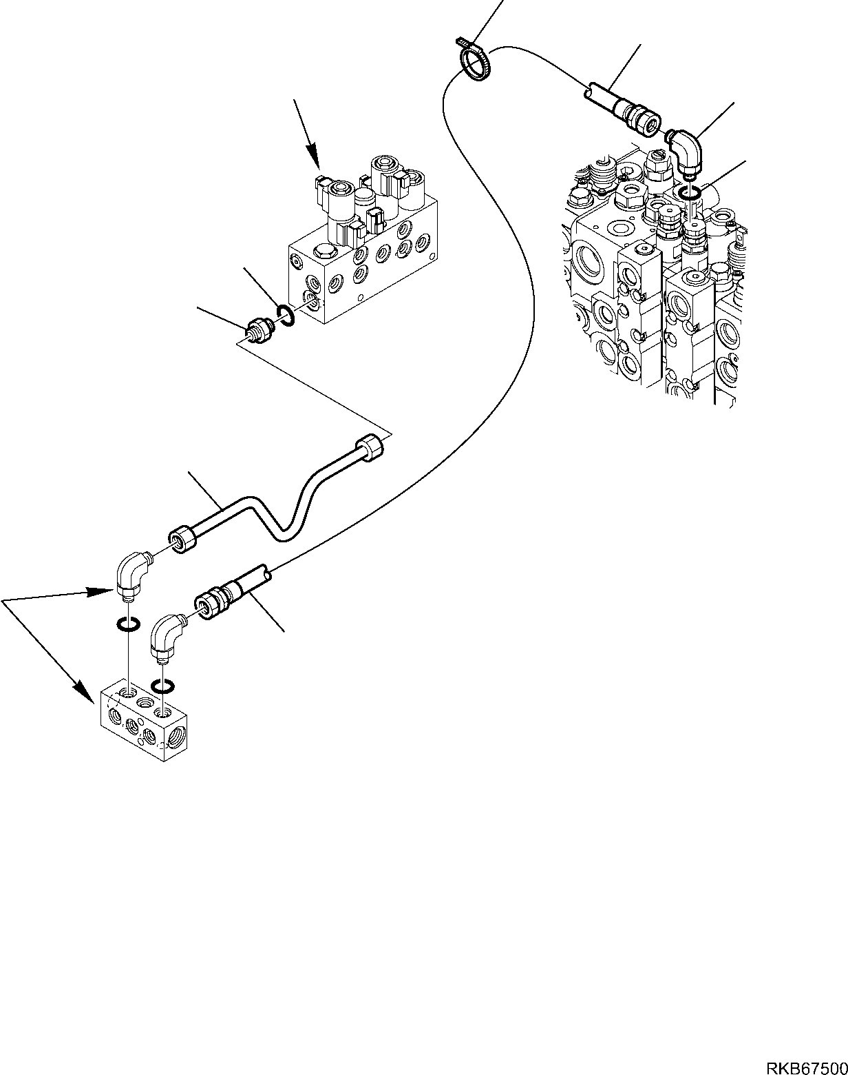 Part 111. HYDRAULIC PIPING (SERVOCONTROL RETURN LINE) (1/3) [6440]