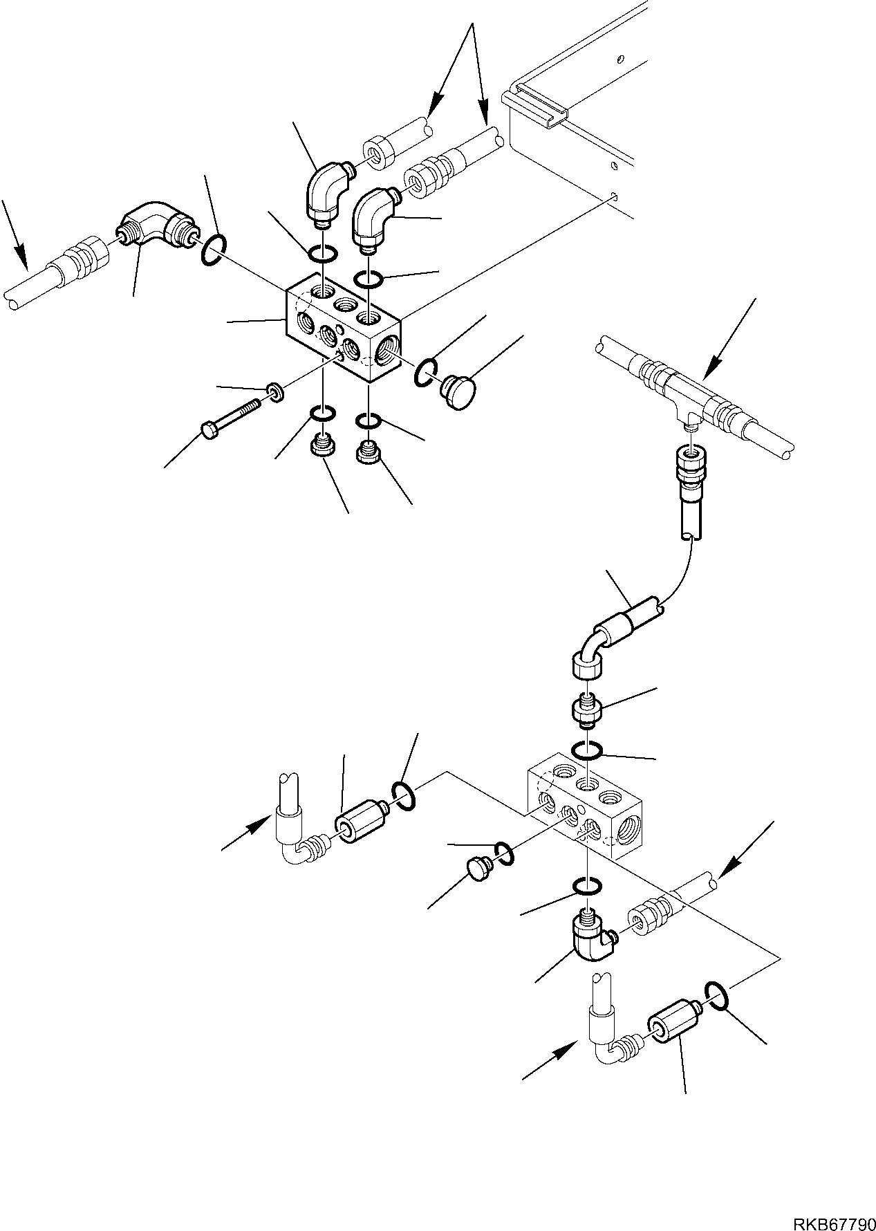 Part 114. HYDRAULIC PIPING (SERVOCONTROL RETURN LINE) (3/3) [6448]