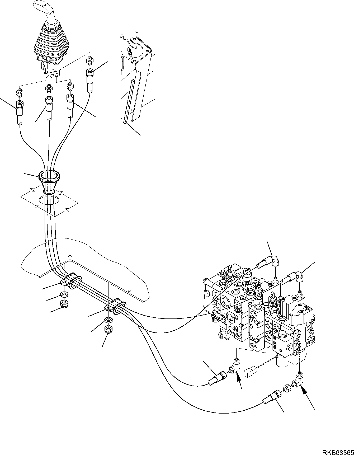 Part 124. HYDRAULIC PIPING (SHOVEL) [6475]