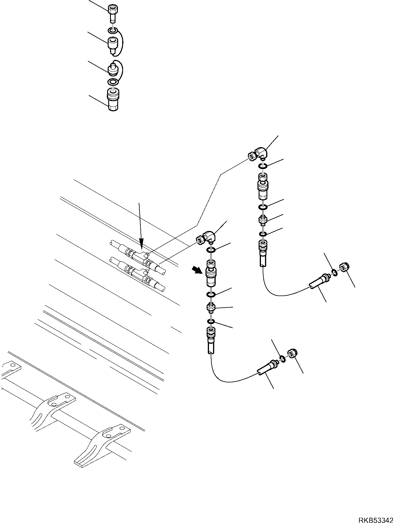 Part 145. HYDRAULIC PIPING (BUCKET 4 IN 1 LINE) (FAST COUPLING) (3/3) [6645]