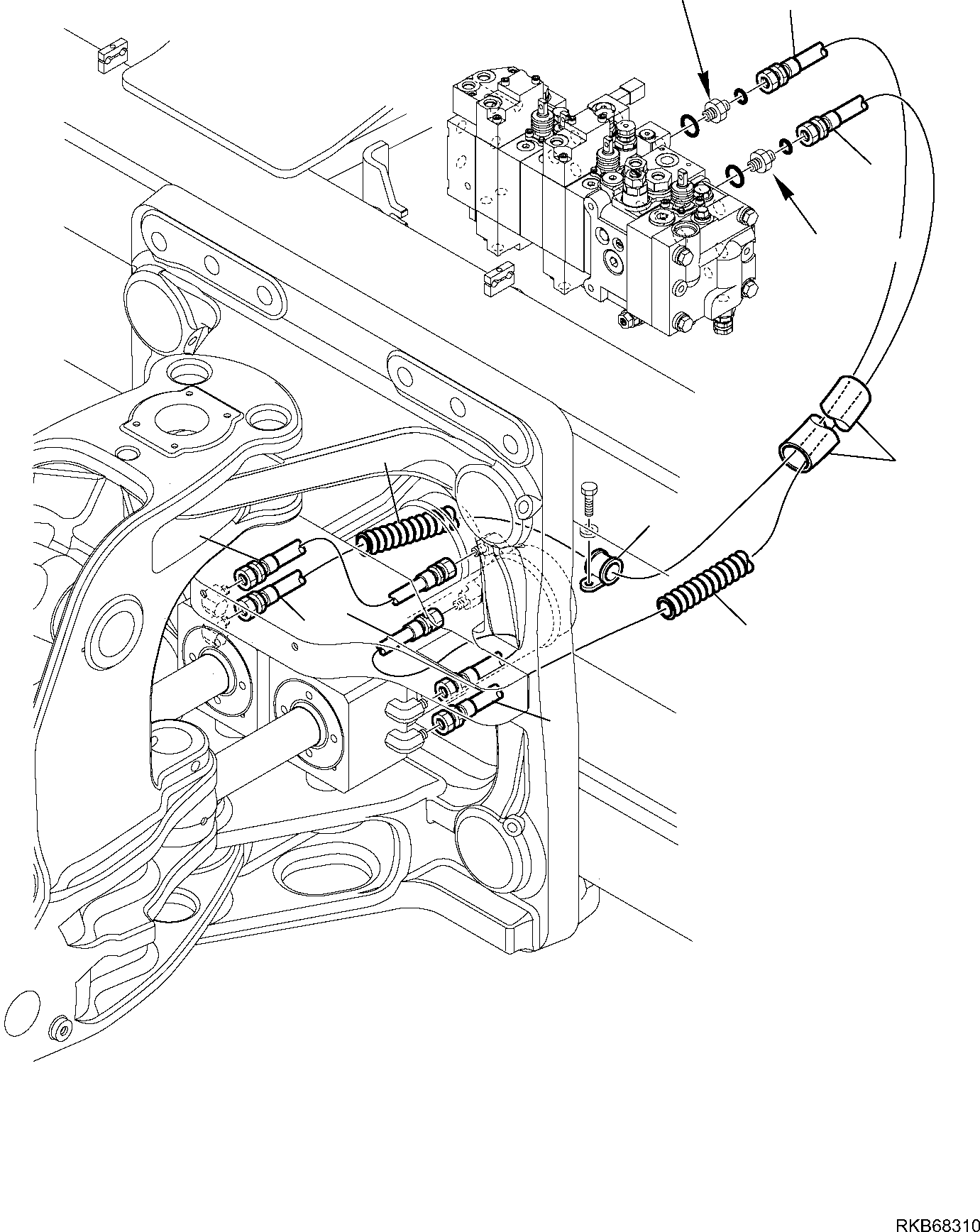 Part 147. HYDRAULIC PIPING (BOOM SWING CYLINDER LINE) [6700]